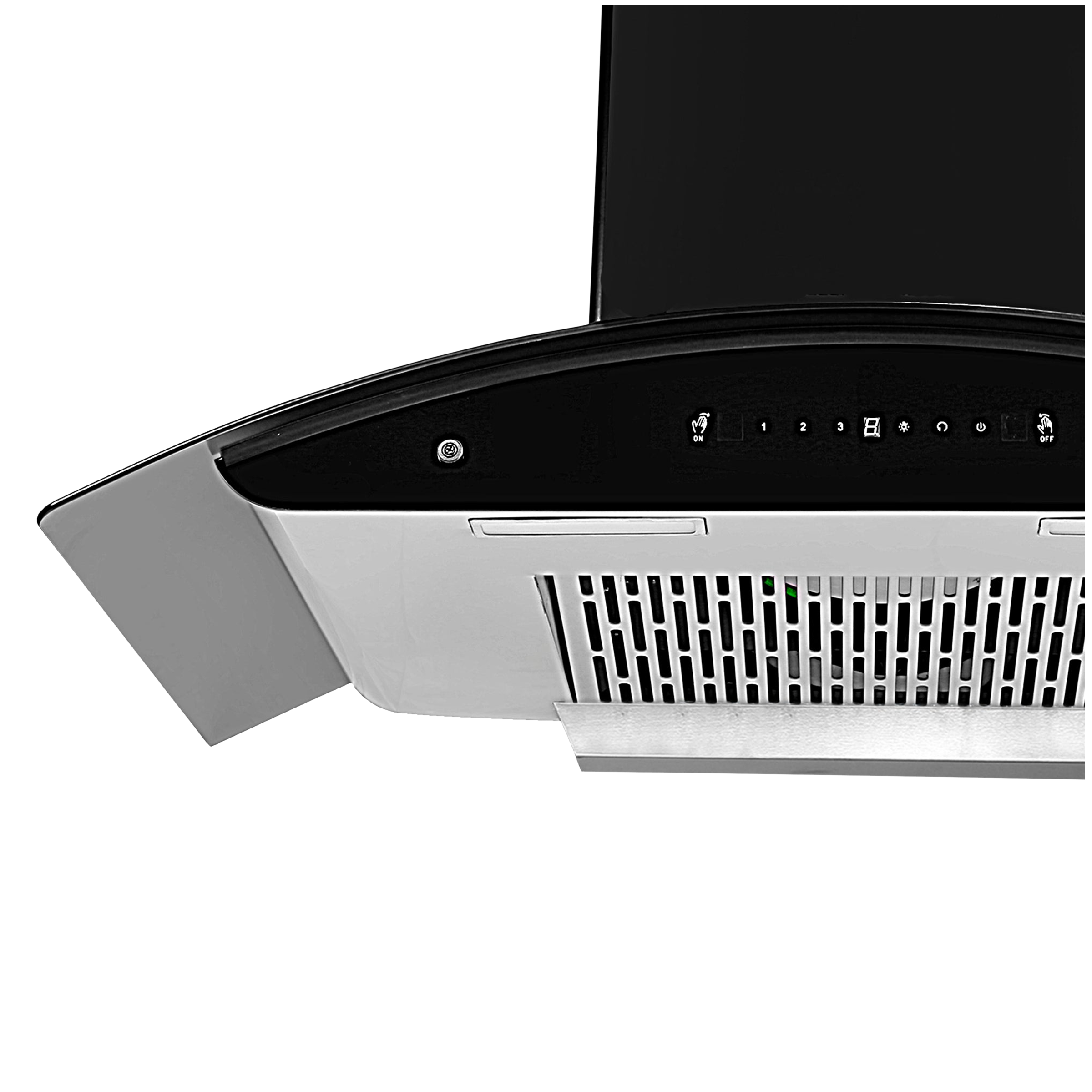 FABER VENICE FL SC AC BK 90cm 1200m3/hr Ducted Auto Clean Wall Mounted Chimney with Touch Control (Black)_6