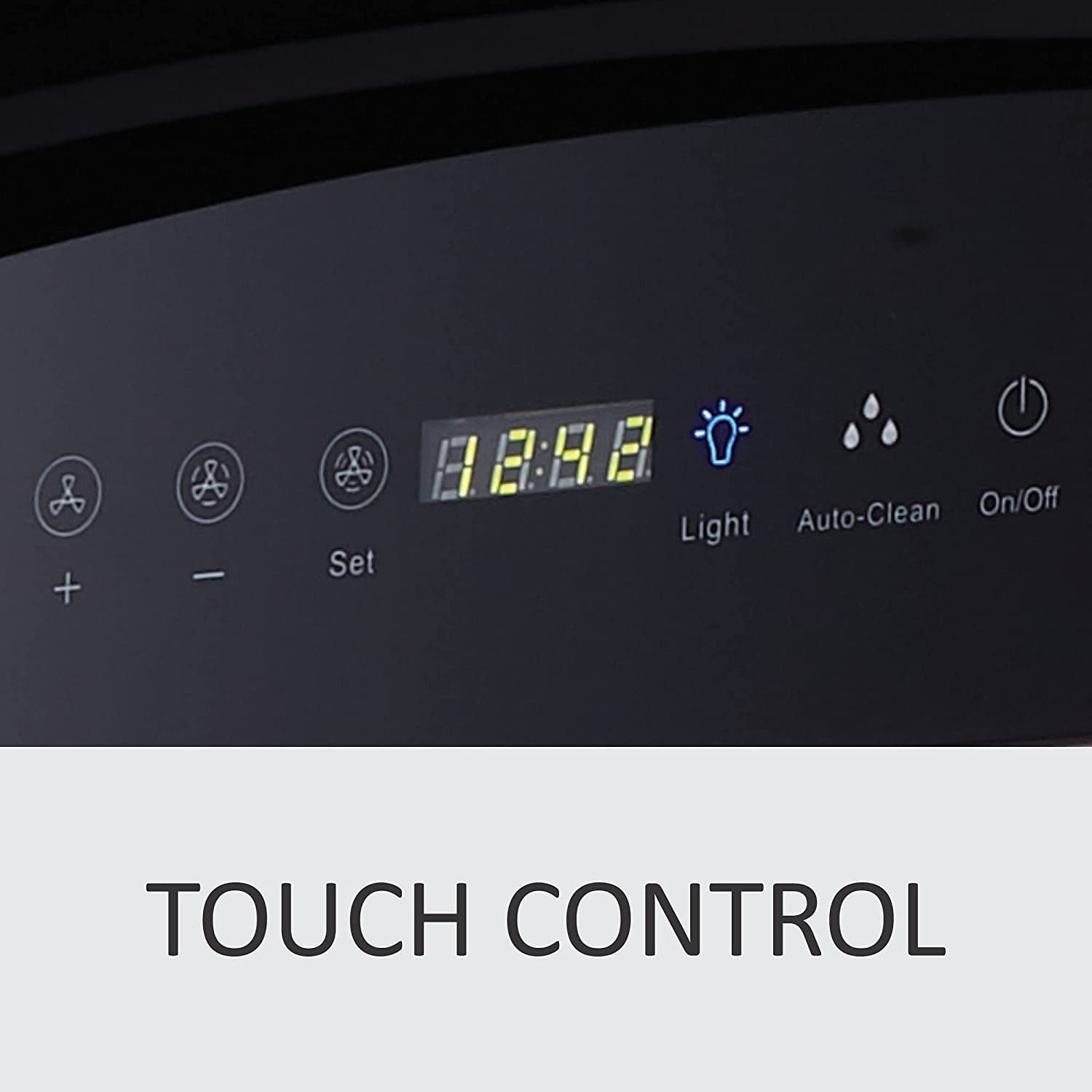 Hindware Chromia 60cm 1200m3/hr Ducted Auto Clean Wall Mounted Chimney with Touch Control (Black)_6