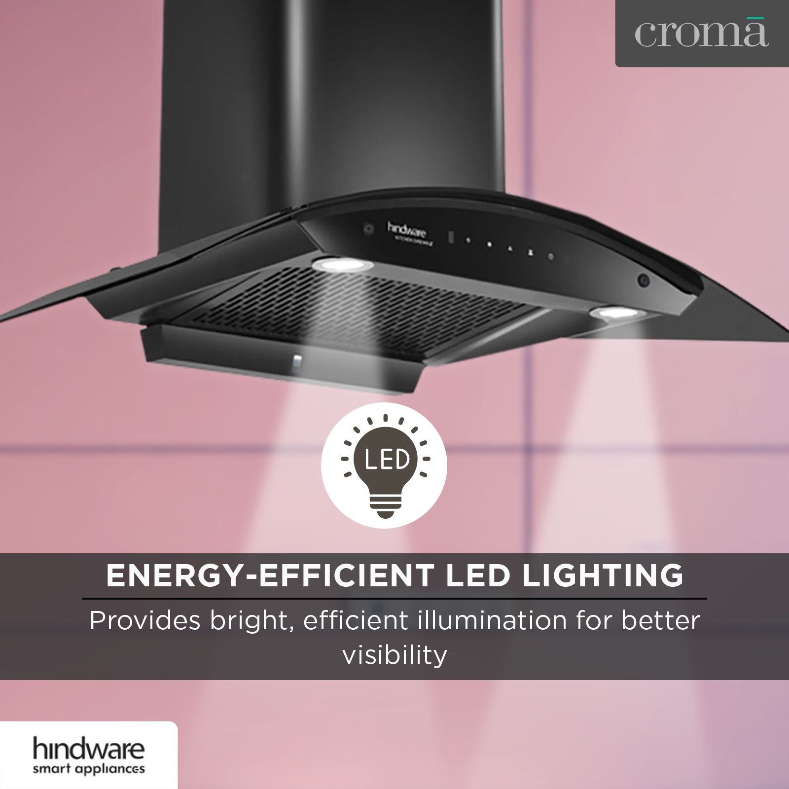 Hindware Celesia 90cm 1500m3/hr Ducted Auto Clean Wall Mounted Chimney with Touch Control (Black)_10