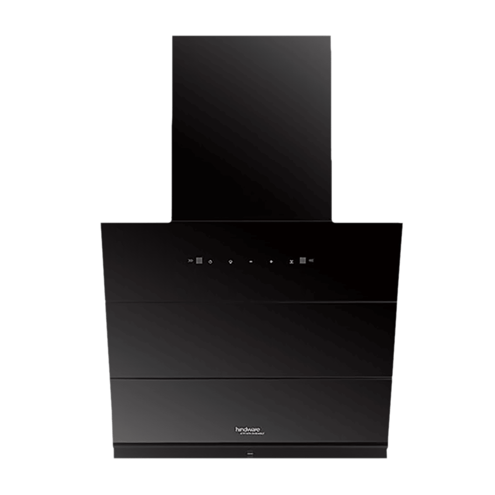 Hindware Lexia 60cm 1350m3/hr Ducted Auto Clean Wall Mounted Chimney with Touch Control (Black)_1