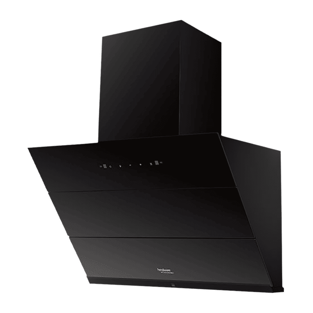 hindware Lexia 75cm 1350m3/hr Ducted Auto Clean Wall Mounted Chimney with Touch Control (Black)_8