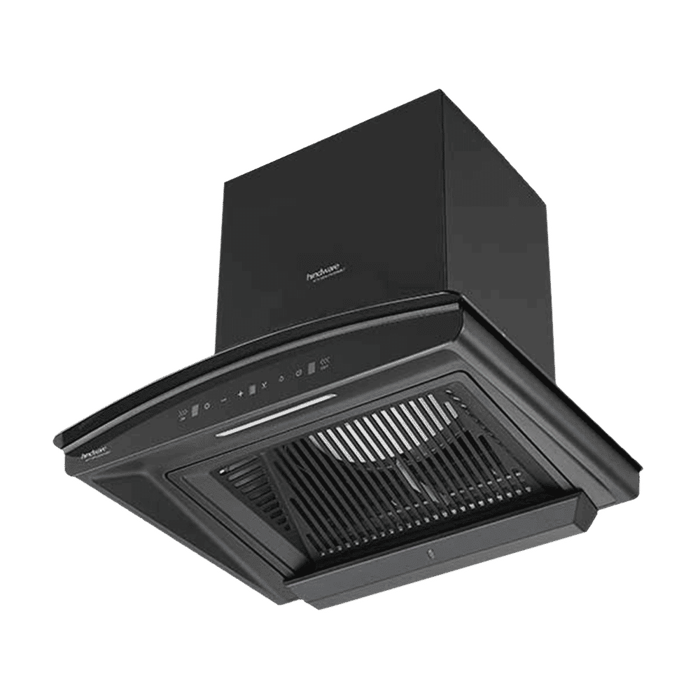 hindware Zinnia 60cm 1350m3/hr Ducted Auto Clean Wall Mounted Chimney with Motion Sensor (Black)_5