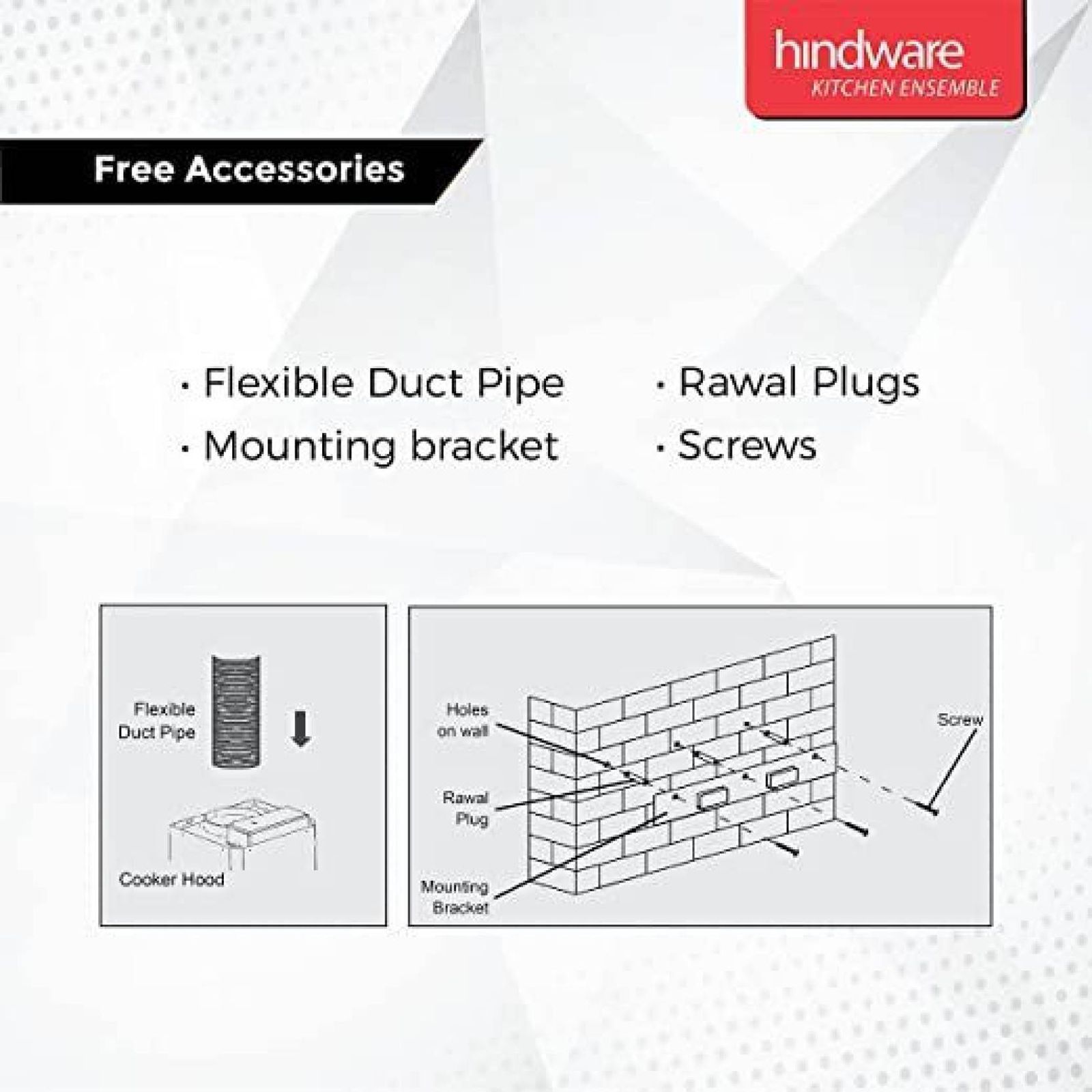 hindware Divina 60cm 1200m3/hr Ducted Auto Clean Wall Mounted Chimney with Motion Sensor (Black) hindware Divina 60cm 1200m3/hr Ducted Auto Clean Wall Mounted Chimney with Motion Sensor (Black)_9