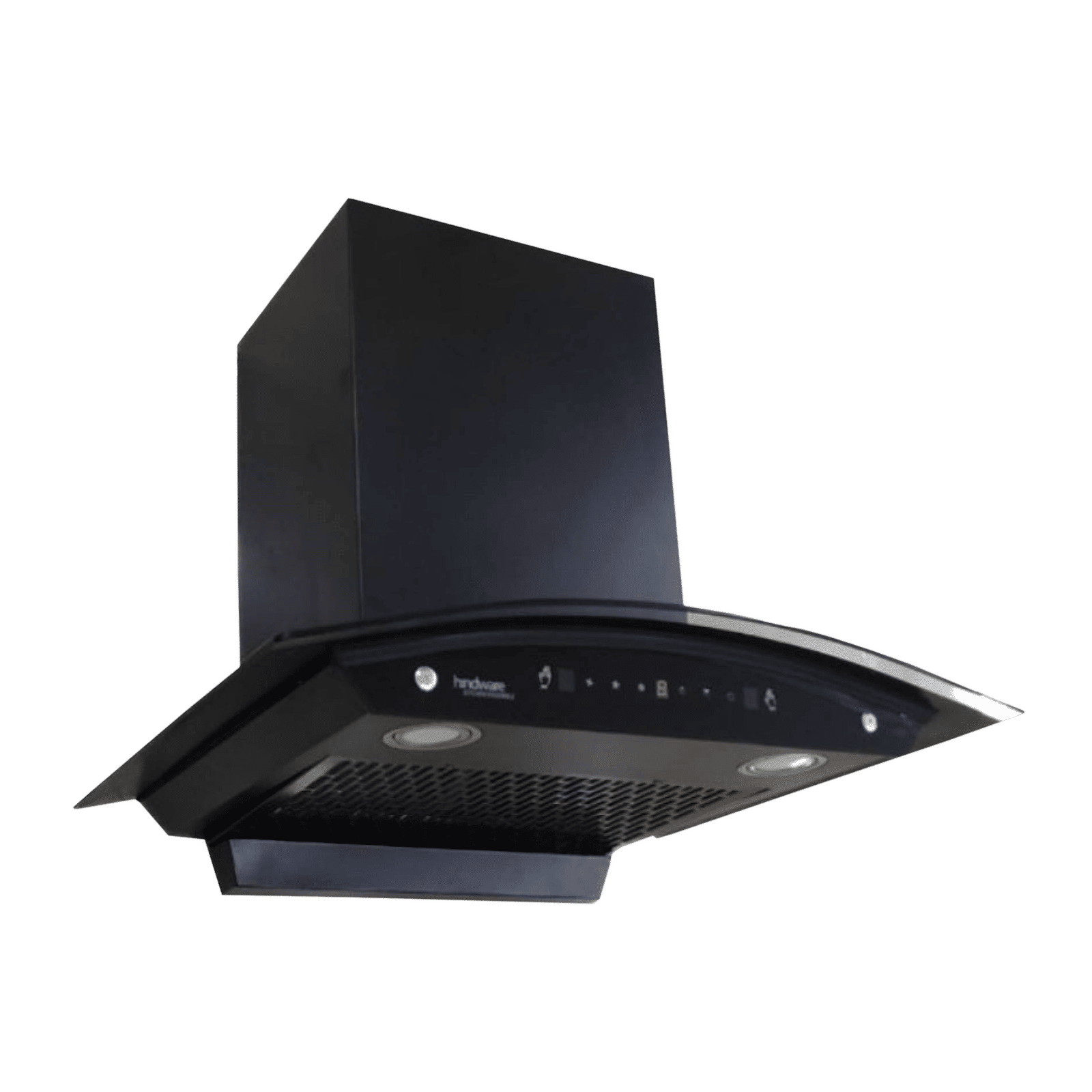hindware Divina 60cm 1200m3/hr Ducted Auto Clean Wall Mounted Chimney with Motion Sensor (Black) hindware Divina 60cm 1200m3/hr Ducted Auto Clean Wall Mounted Chimney with Motion Sensor (Black)_4