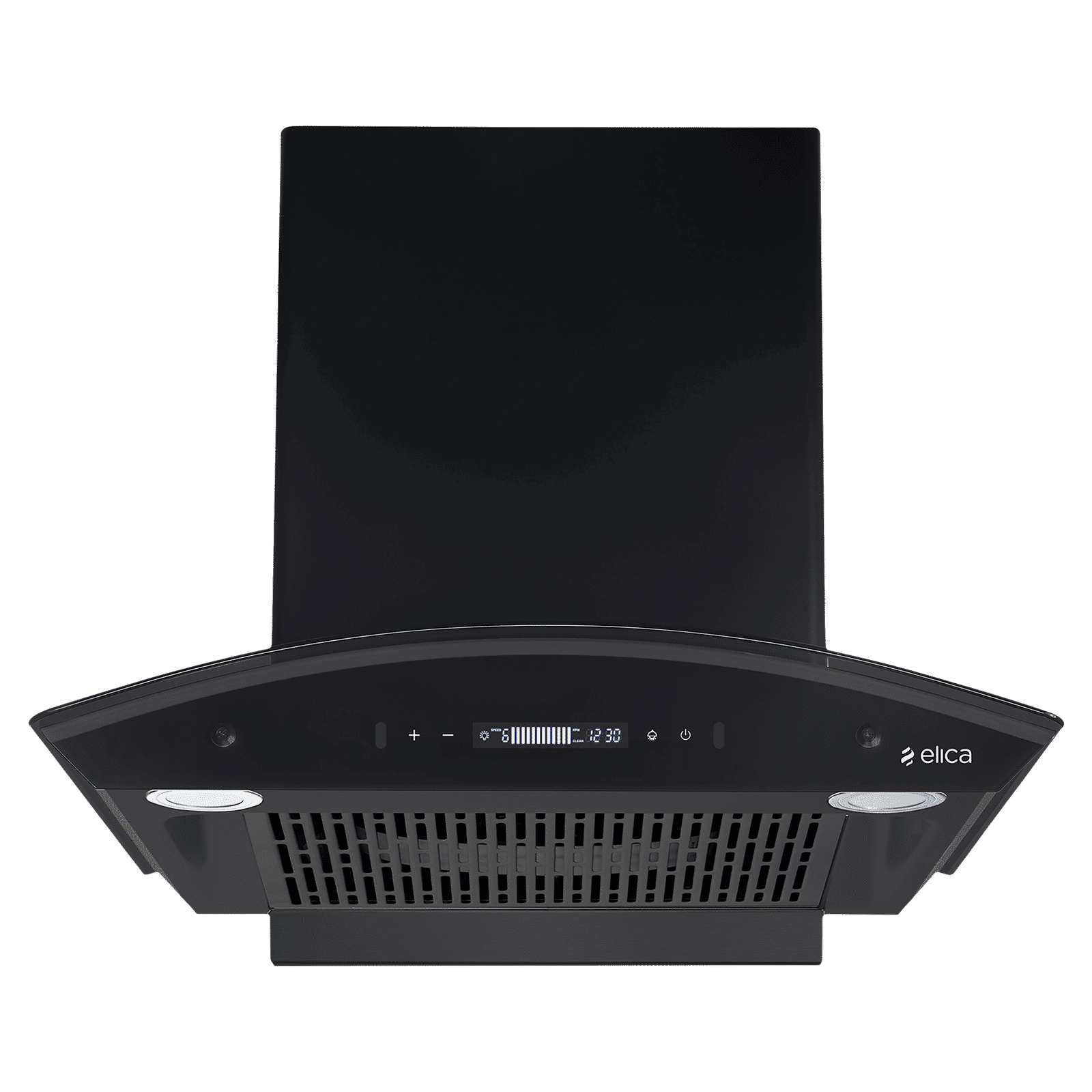 elica BLDC FLCG 600 HAC LTW MS NERO 60cm 1400m3/hr Ducted Auto Clean Wall Mounted Chimney with Touch Control Panel (Black)_1