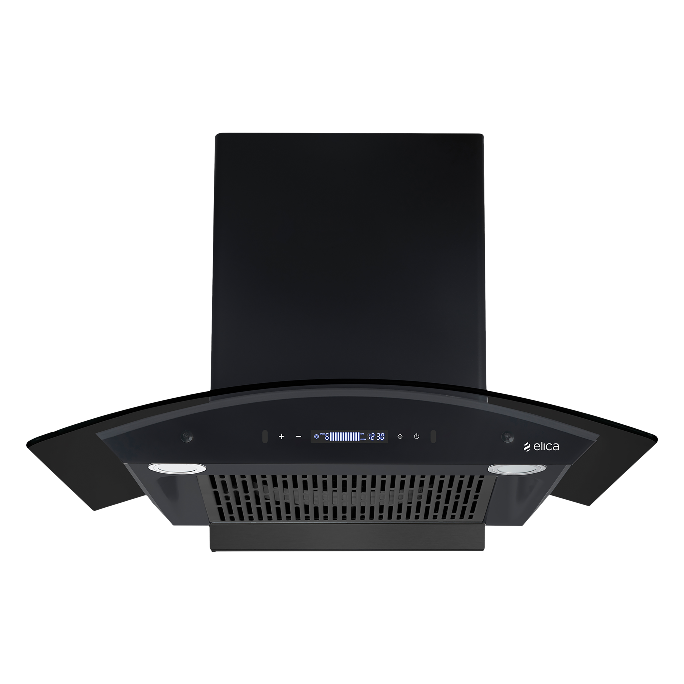 elica BLDC FLCG 750 HAC LTW MS NERO 75cm 1400m3/hr Ducted Wall Mounted Chimney with Touch Control Panel (Black)_1