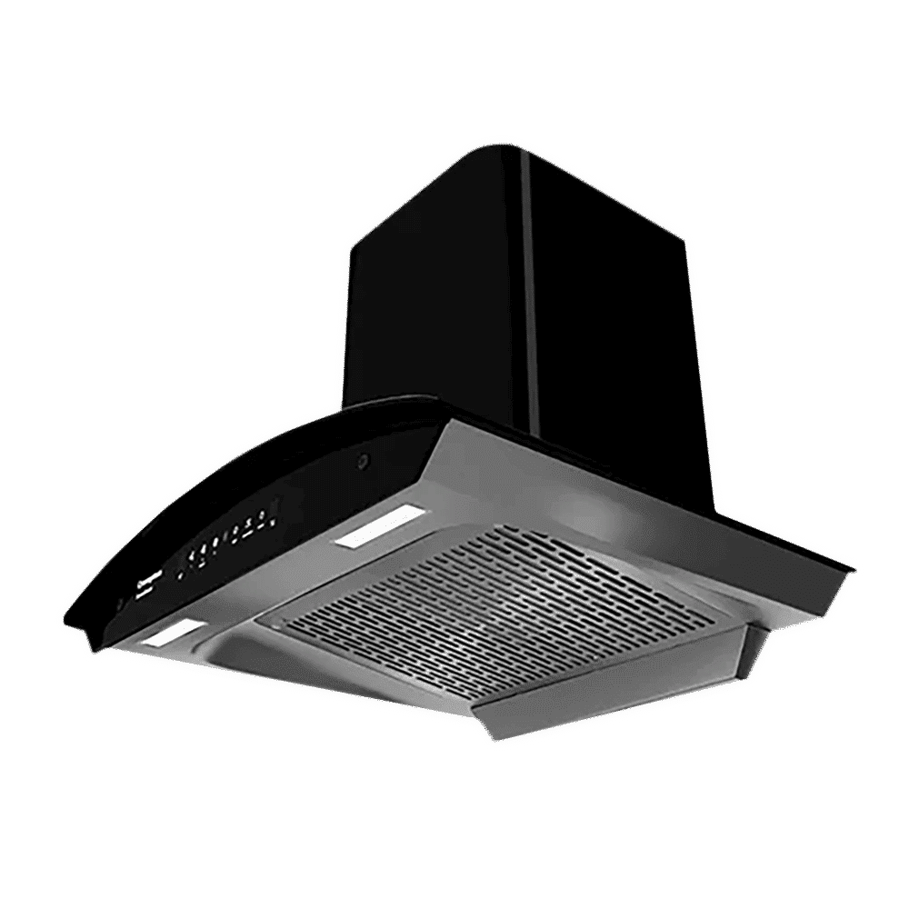 Crompton SensoSmart 60cm 1210m3/hr Ducted Auto Clean Wall Mounted Chimney with Touch Control Panel (Midnight Black)_4