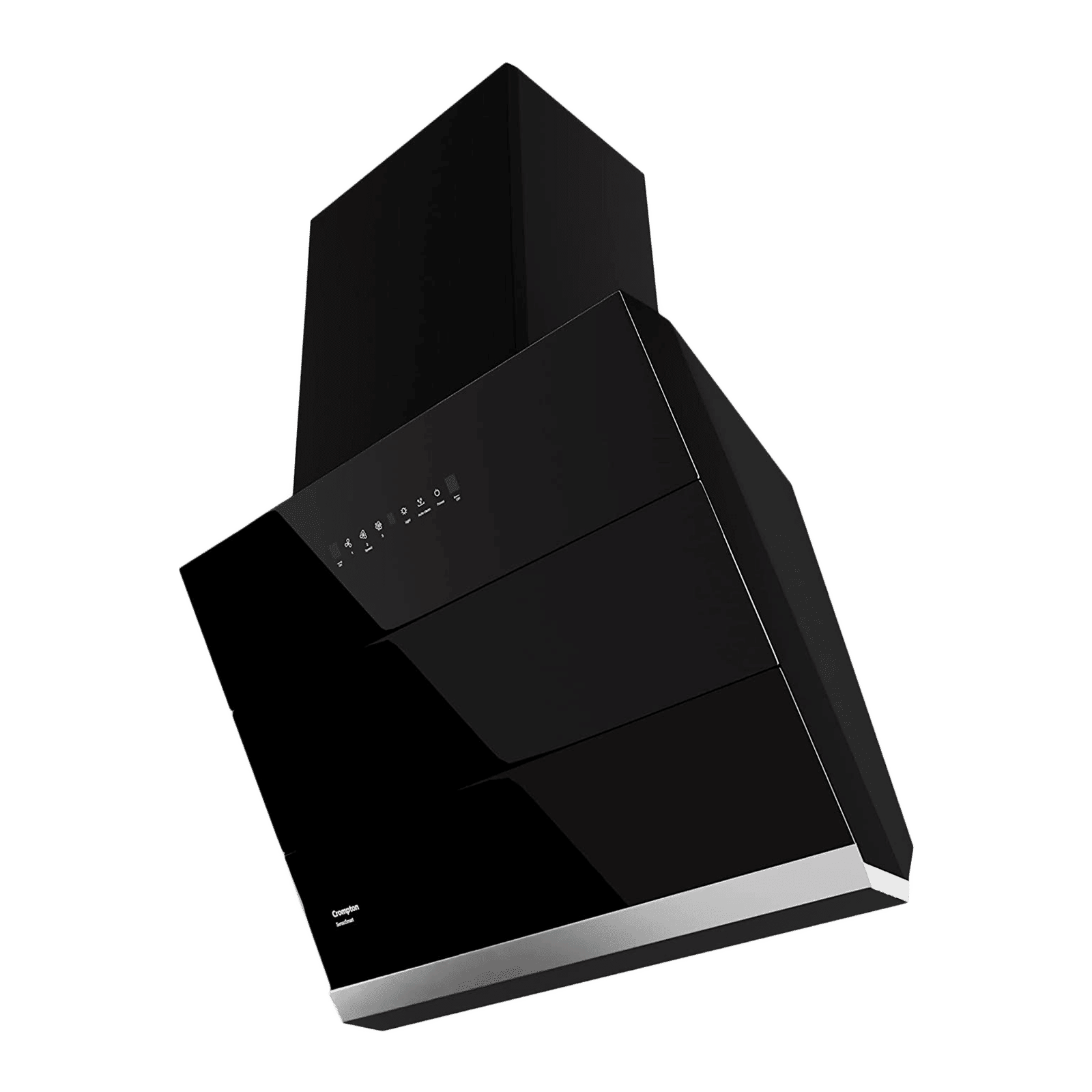 Crompton SensoSmart 60cm 1290m3/hr Ducted Auto Clean Wall Mounted Chimney with Touch Control Panel (Midnight Black)_4