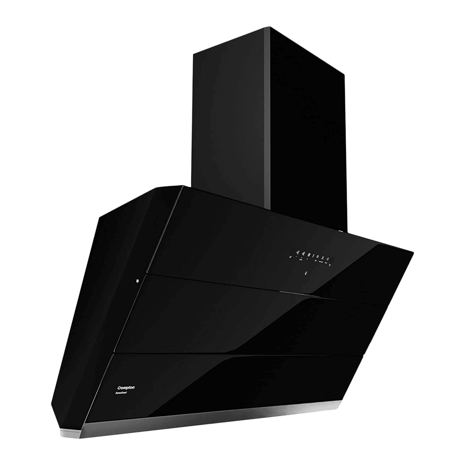 Crompton SensoSmart 90cm 1530m3/hr Ducted Auto Clean Wall Mounted Chimney with Touch Control Panel (Midnight Black)_4