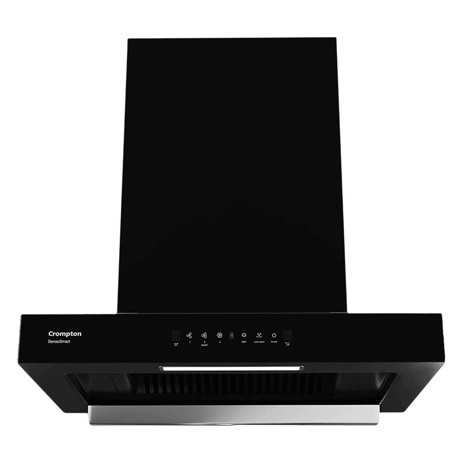 Crompton SensoSmart 60cm 1620m3/hr Ducted Auto Clean Wall Mounted Chimney with Touch Control Panel (Midnight Black) Crompton SensoSmart 60cm 1620m3/hr Ducted Auto Clean Wall Mounted Chimney with Touch Control Panel (Midnight Black)_1
