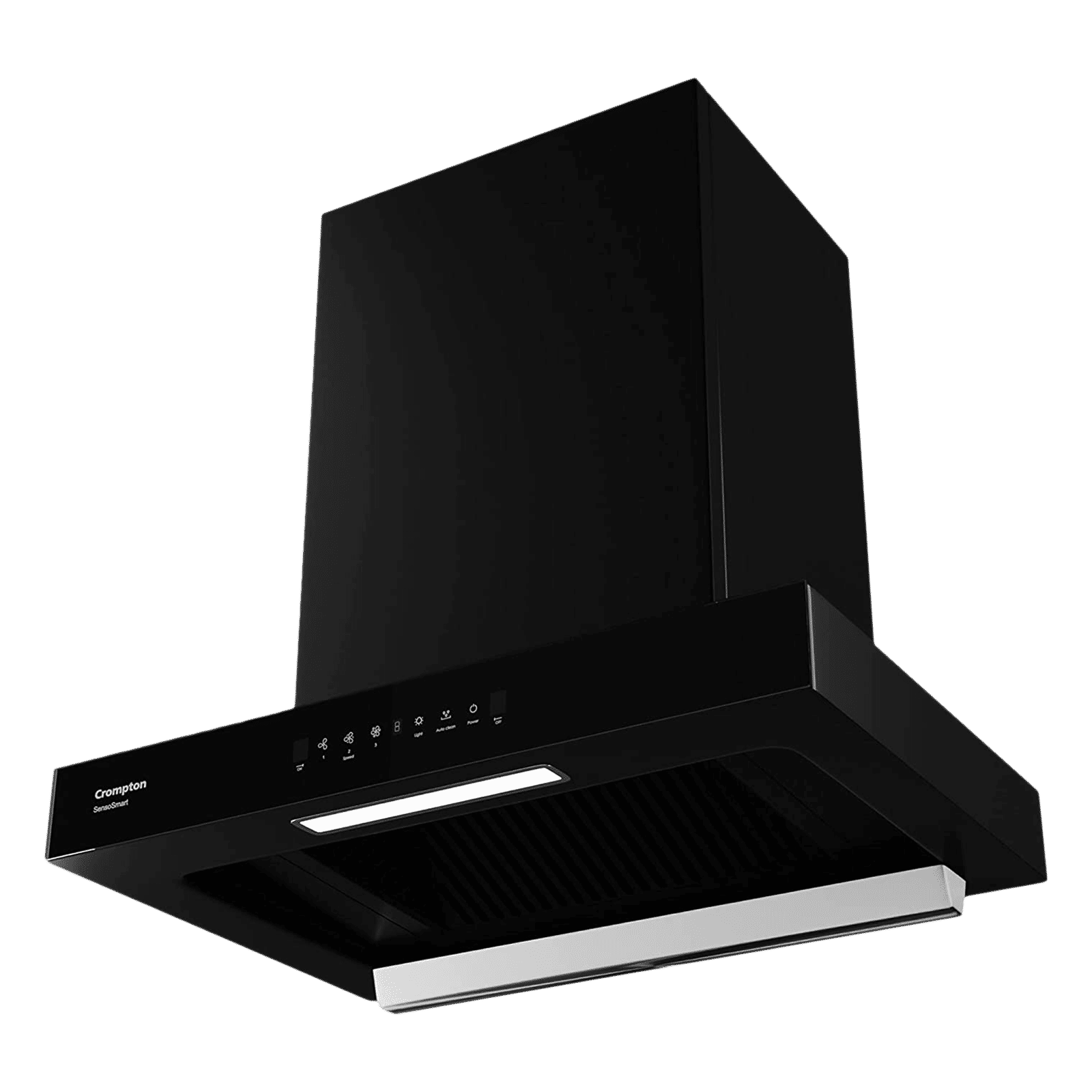 Crompton SensoSmart 60cm 1620m3/hr Ducted Auto Clean Wall Mounted Chimney with Touch Control Panel (Midnight Black) Crompton SensoSmart 60cm 1620m3/hr Ducted Auto Clean Wall Mounted Chimney with Touch Control Panel (Midnight Black)_4