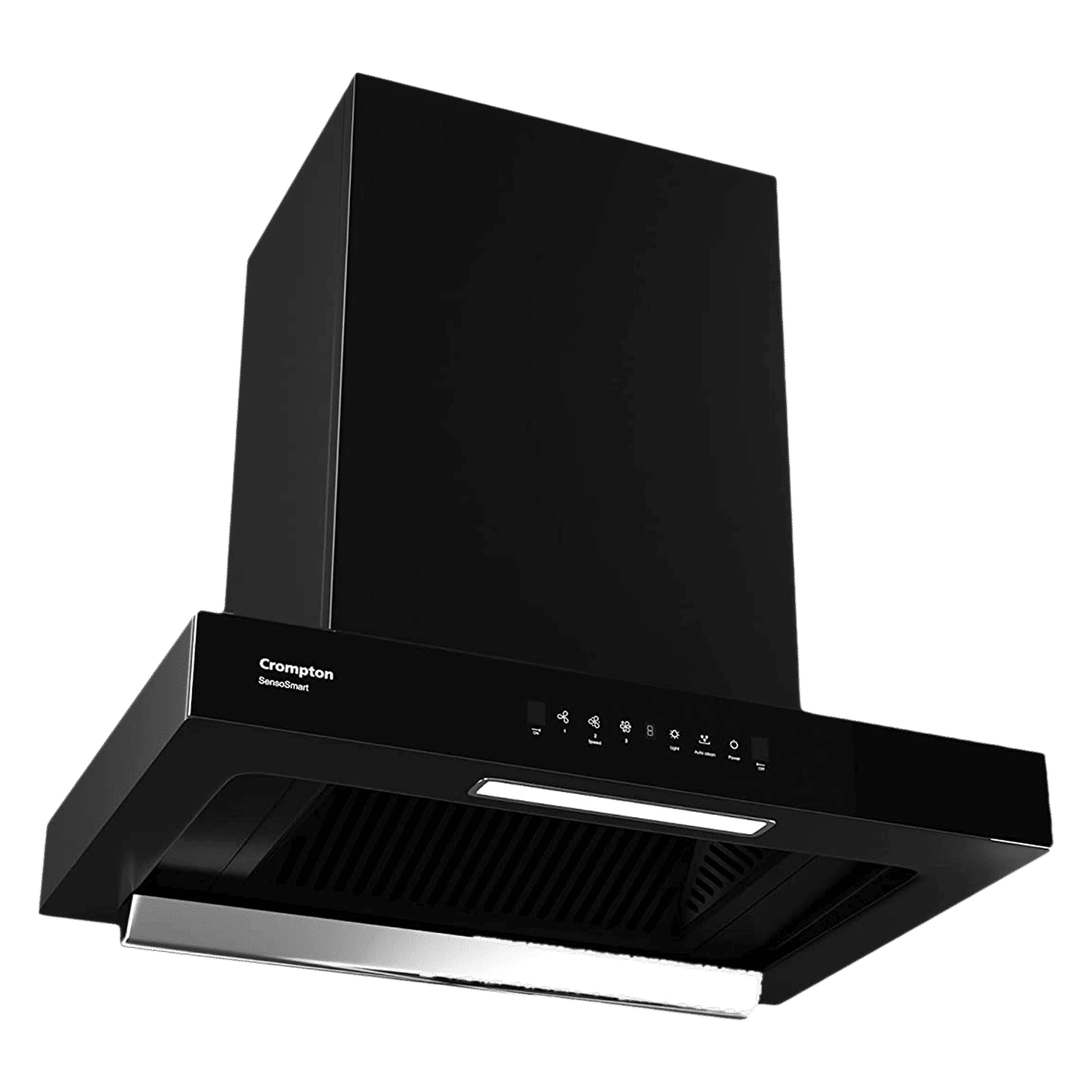 Crompton SensoSmart 60cm 1620m3/hr Ducted Auto Clean Wall Mounted Chimney with Touch Control Panel (Midnight Black) Crompton SensoSmart 60cm 1620m3/hr Ducted Auto Clean Wall Mounted Chimney with Touch Control Panel (Midnight Black)_5