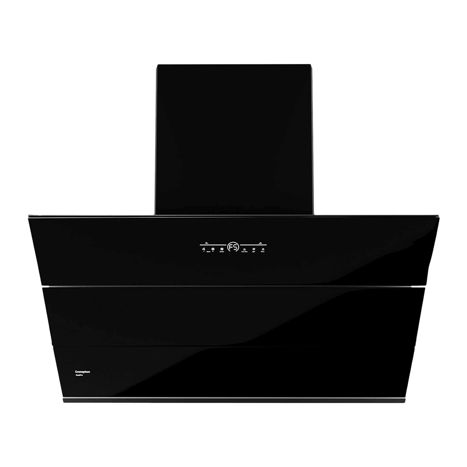 Crompton QuietPro 90cm 1420m3/hr Ductless Auto Clean Wall Mounted Chimney with Touch Control Panel (Midnight Black) Crompton QuietPro 90cm 1420m3/hr Ductless Auto Clean Wall Mounted Chimney with Touch Control Panel (Midnight Black)_1