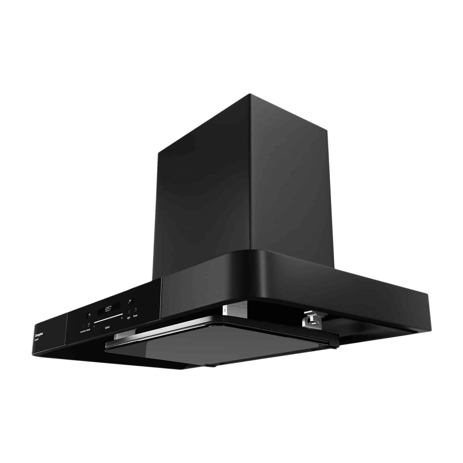 Crompton GrandArt 90cm 1890m3/hr Ducted Auto Clean Wall Mounted Chimney with Touch Control Panel (Midnight Black)_7