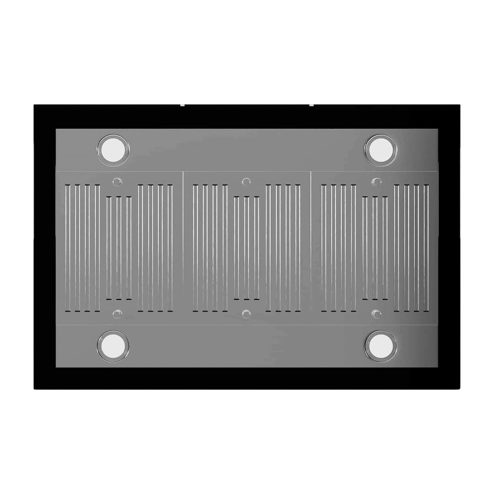 Crompton GrandArt 90cm 1350m3/hr Ducted Auto Clean Ceiling Mounted Chimney with Touch Control Panel (Inox)_5