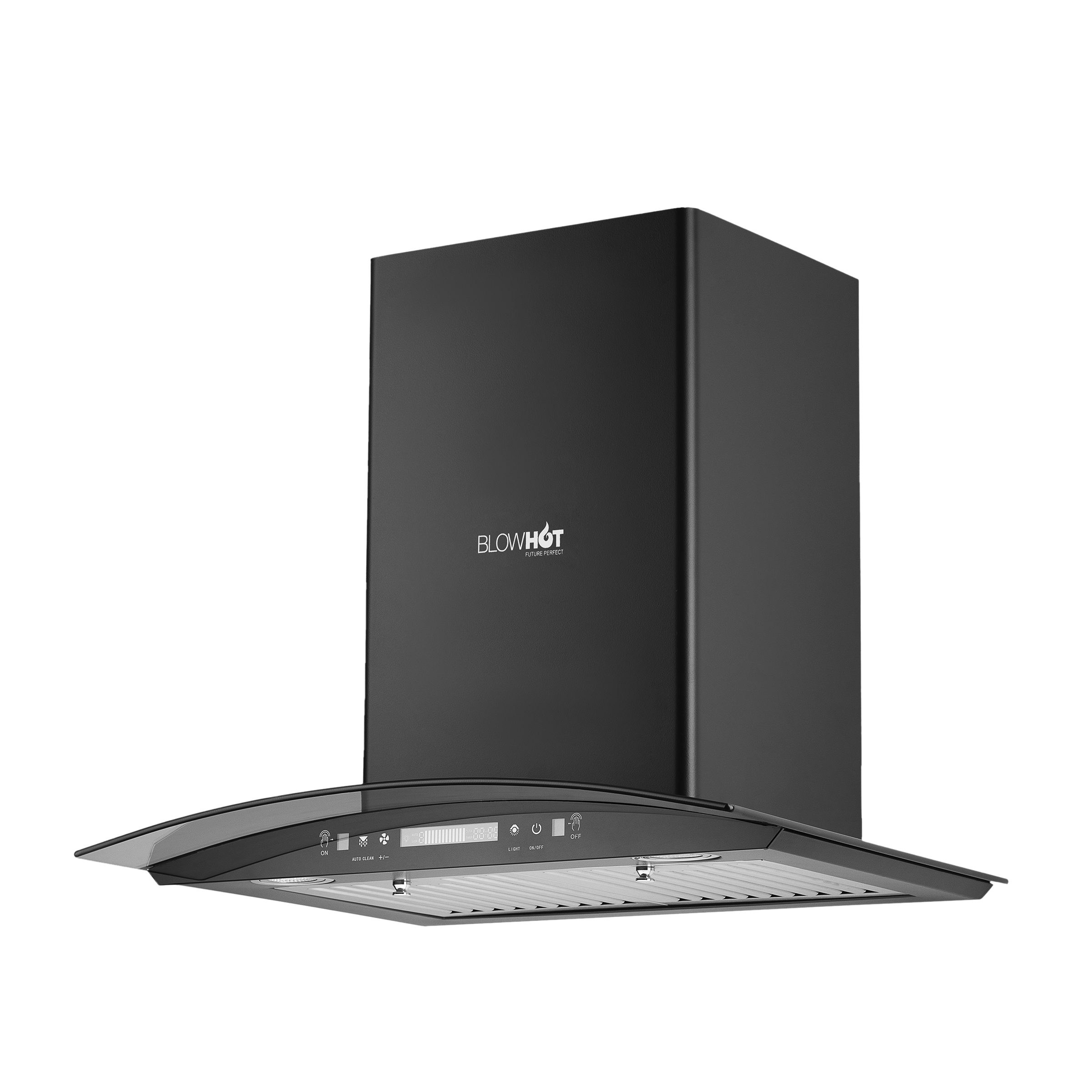 BLOWHOT Acura S BAC MS 60cm 1200m3/hr Ducted Auto Clean Wall Mounted Chimney with Motion Sensor (Black)_4