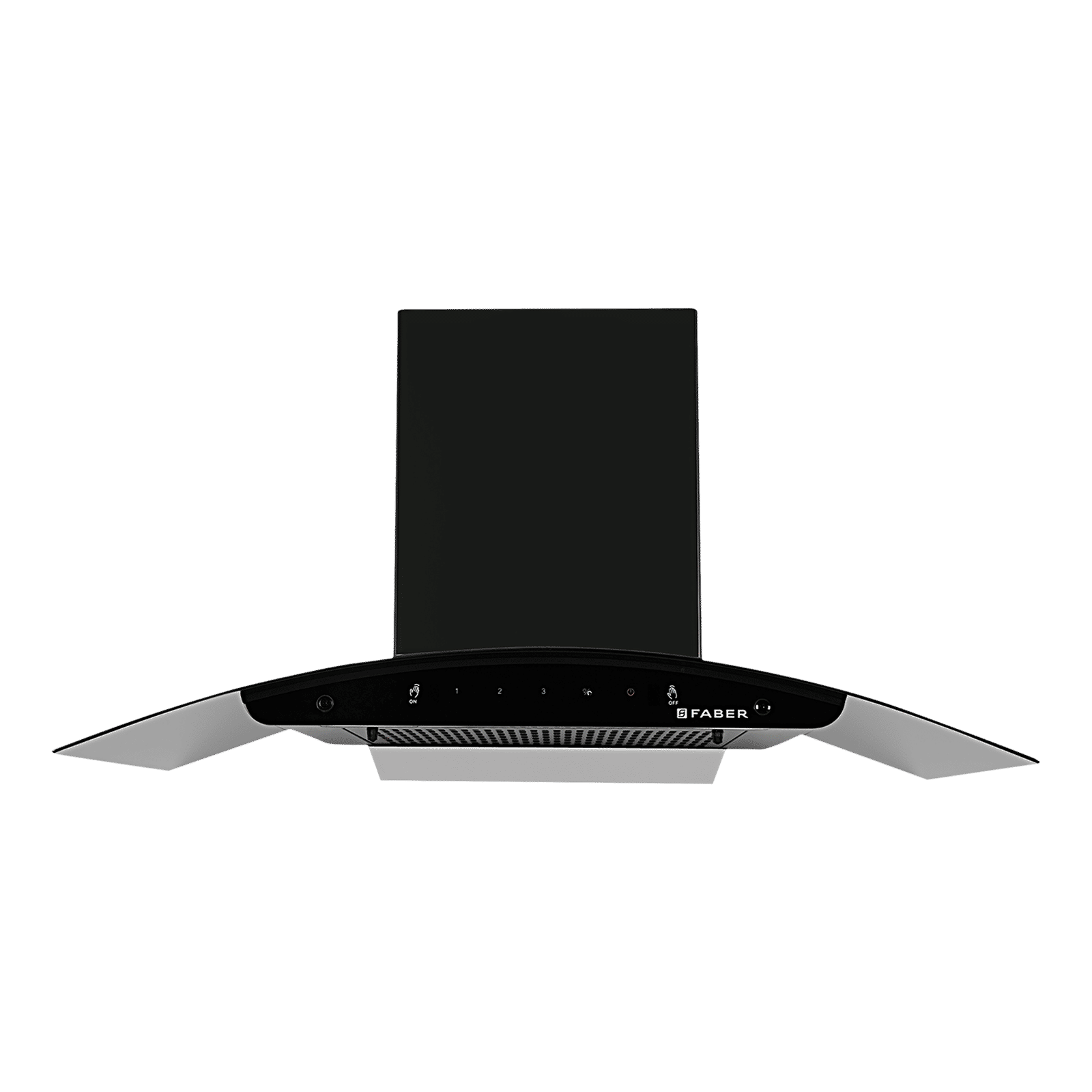 FABER FLORENCE FL SC AC BK 60cm 1200m3/hr Ducted Auto Clean Wall Mounted Chimney with Touch & Gesture Control (Black)_1