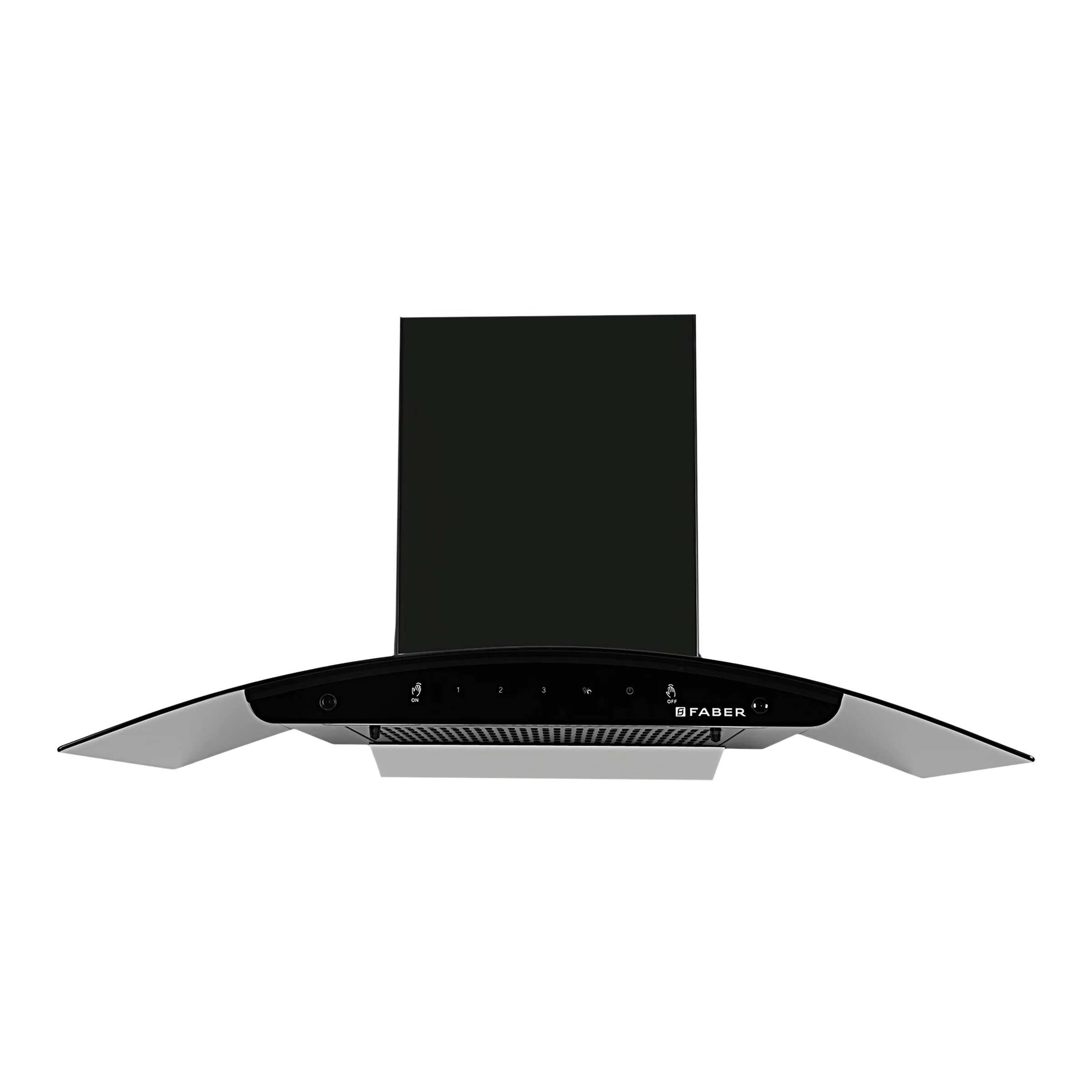 FABER FLORENCE FL SC AC BK 90cm 1200m3/hr Ducted Auto Clean Wall Mounted Chimney with Touch & Gesture Control (Black)_1