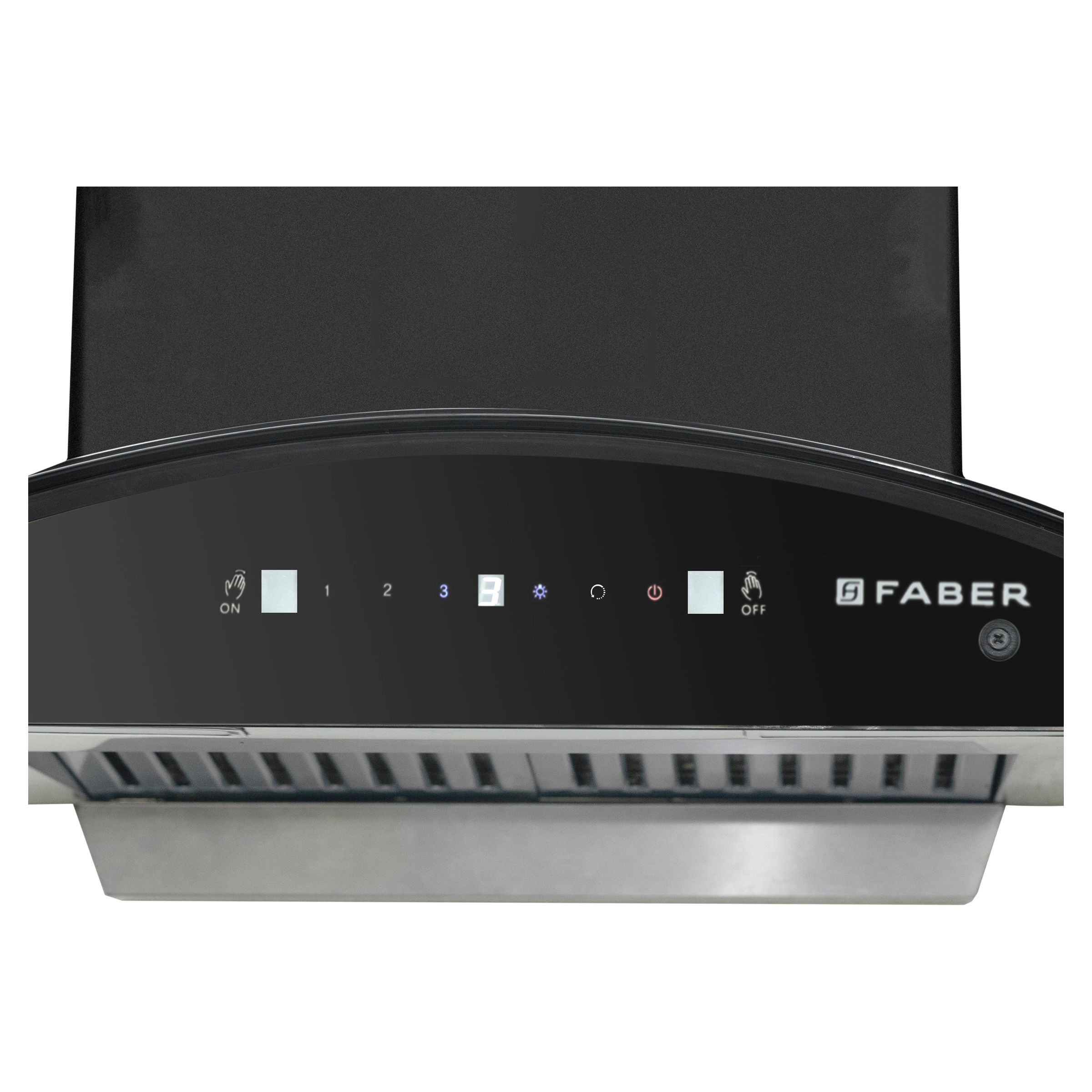 FABER PRIMUS PLUS ENERGY IND HC SC BK 60cm 1500m3/hr Ducted Auto Clean Wall Mounted Chimney with Touch & Gesture Control (Black)_4