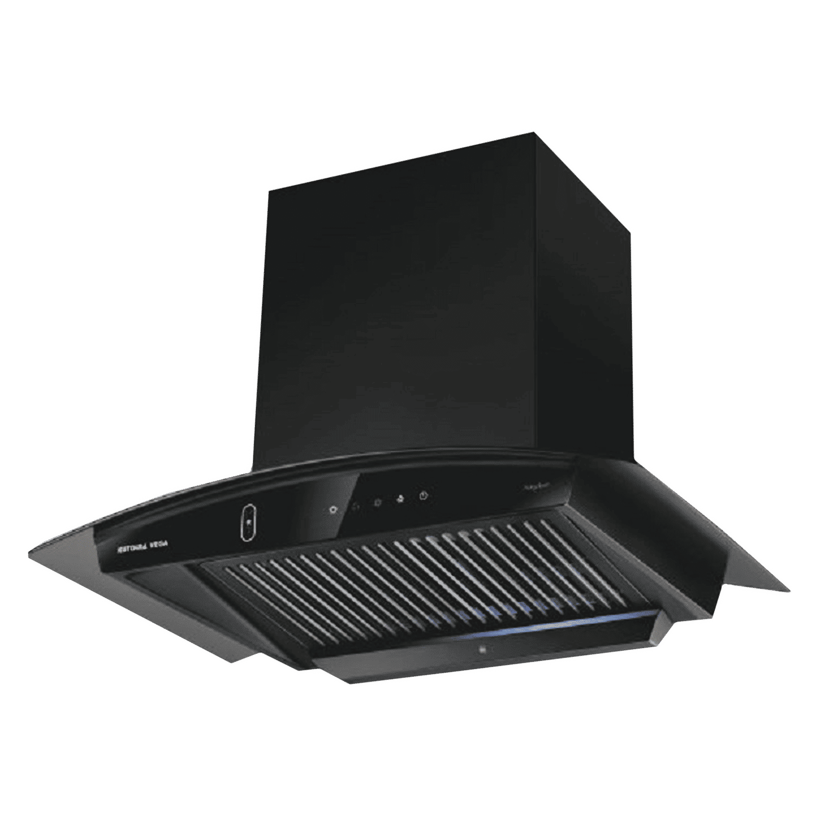 Kutchina VEGA DLX 75cm 1400m3/hr Ducted Auto Clean Wall Mounted Chimney with Touch Control Panel (Black)_1