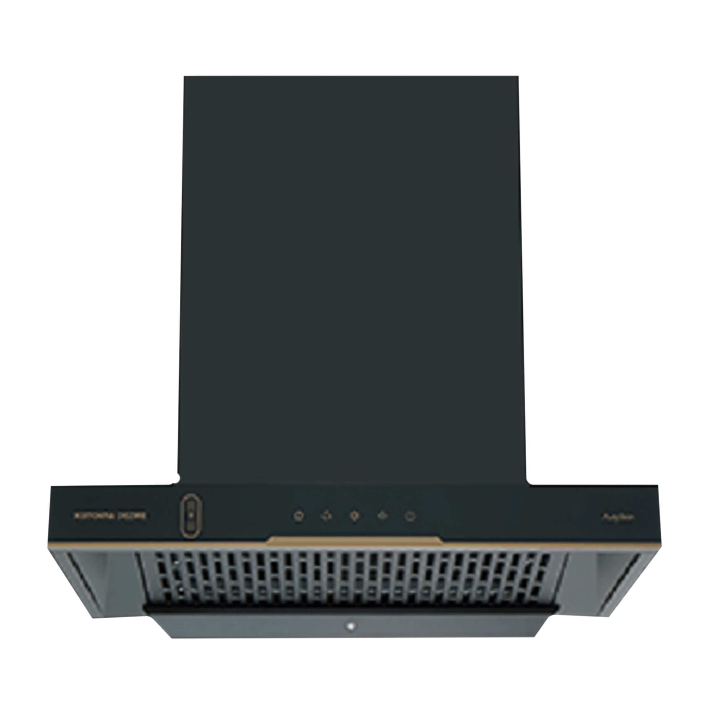 Kutchina DEZIRE 60 60cm 1200m3/hr Ducted Auto Clean Wall Mounted Chimney with Wave Sensor (Black)_1