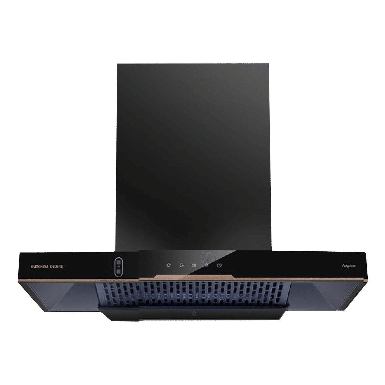 Kutchina DEZIRE 75 75cm 1200m3/hr Ducted Auto Clean Wall Mounted Chimney with Wave Sensor (Black)_6