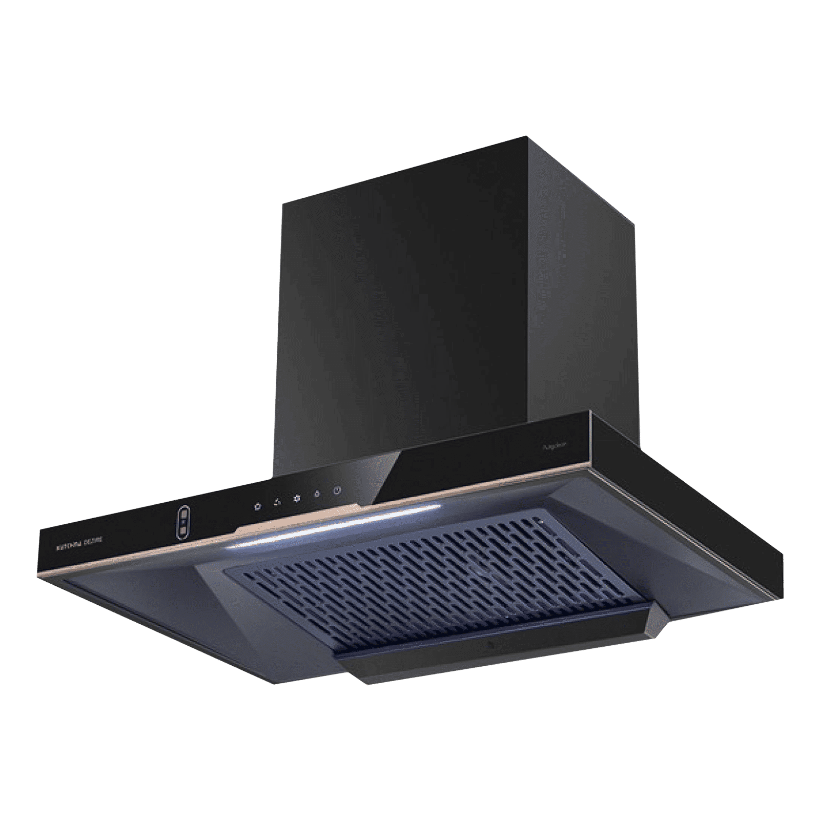 Kutchina DEZIRE 75 75cm 1200m3/hr Ducted Auto Clean Wall Mounted Chimney with Wave Sensor (Black)_5