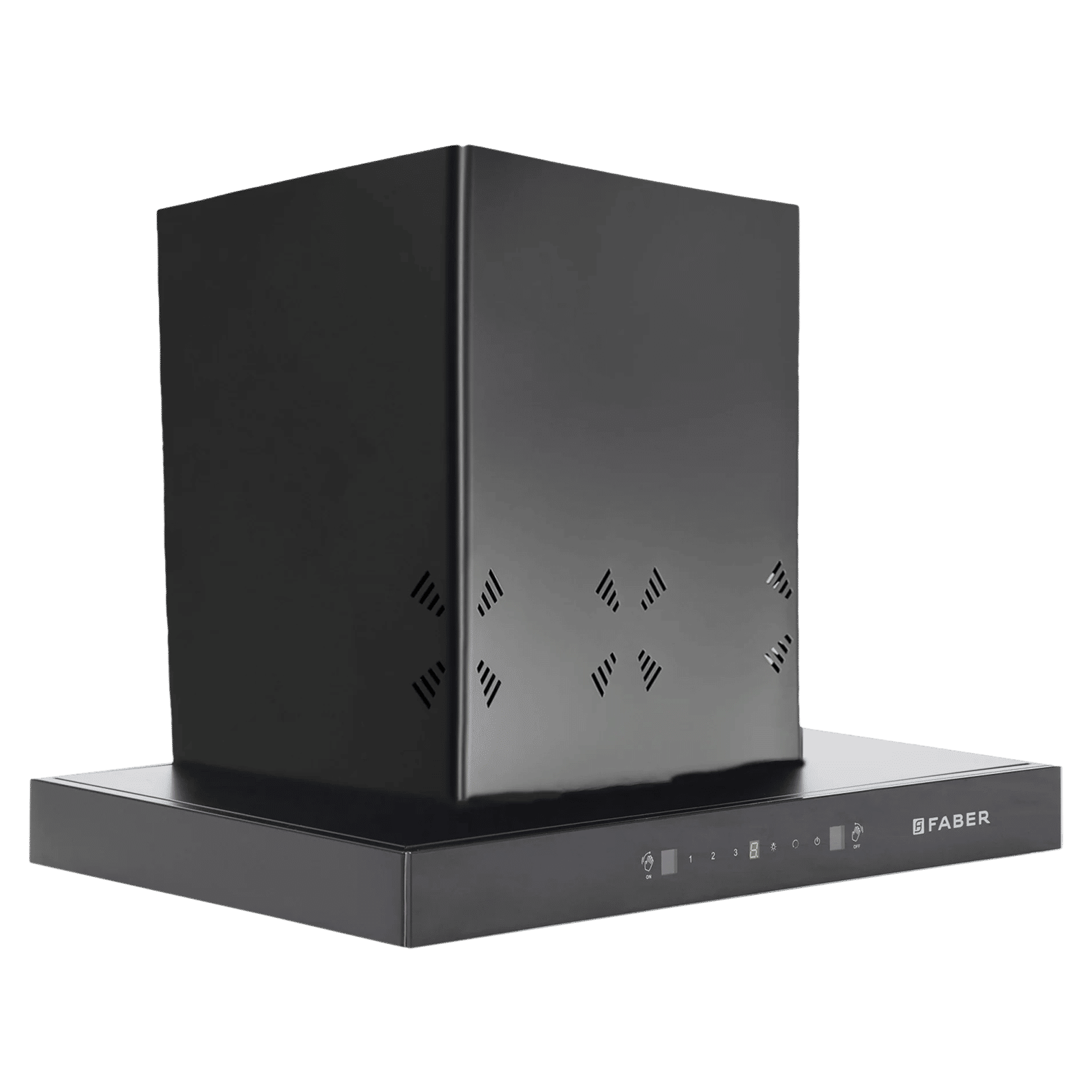 FABER HOOD CYGNUS IN 3D HC SC FL BK 60cm 1350m3/hr Ducted Auto Clean Wall Mounted Chimney with Odor Sensor (Black)_6