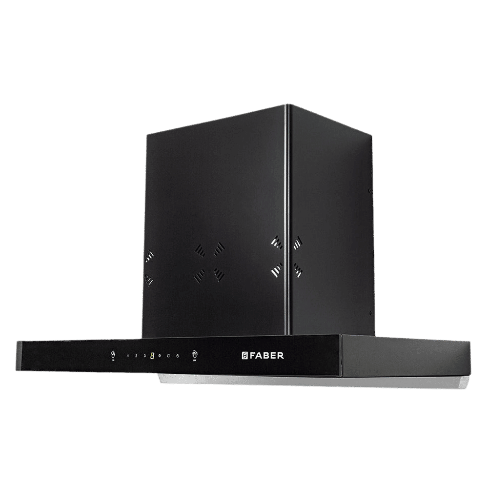 FABER HOOD CYGNUS IN 3D HC SC FL BK 75cm 1400m3/hr Ducted Auto Clean Wall Mounted Chimney with Odor Sensor (Black)_8