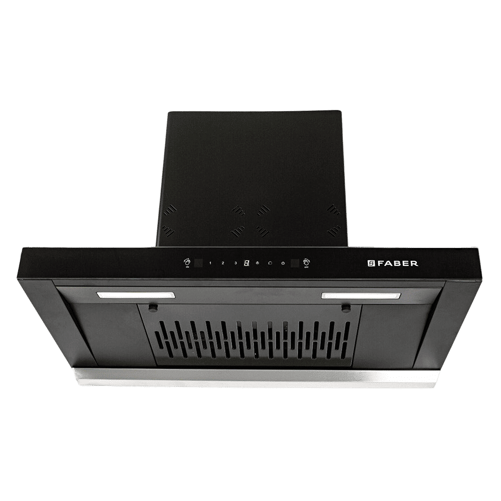 FABER HOOD CYGNUS IN 3D HC SC FL BK 75cm 1400m3/hr Ducted Auto Clean Wall Mounted Chimney with Odor Sensor (Black)_9