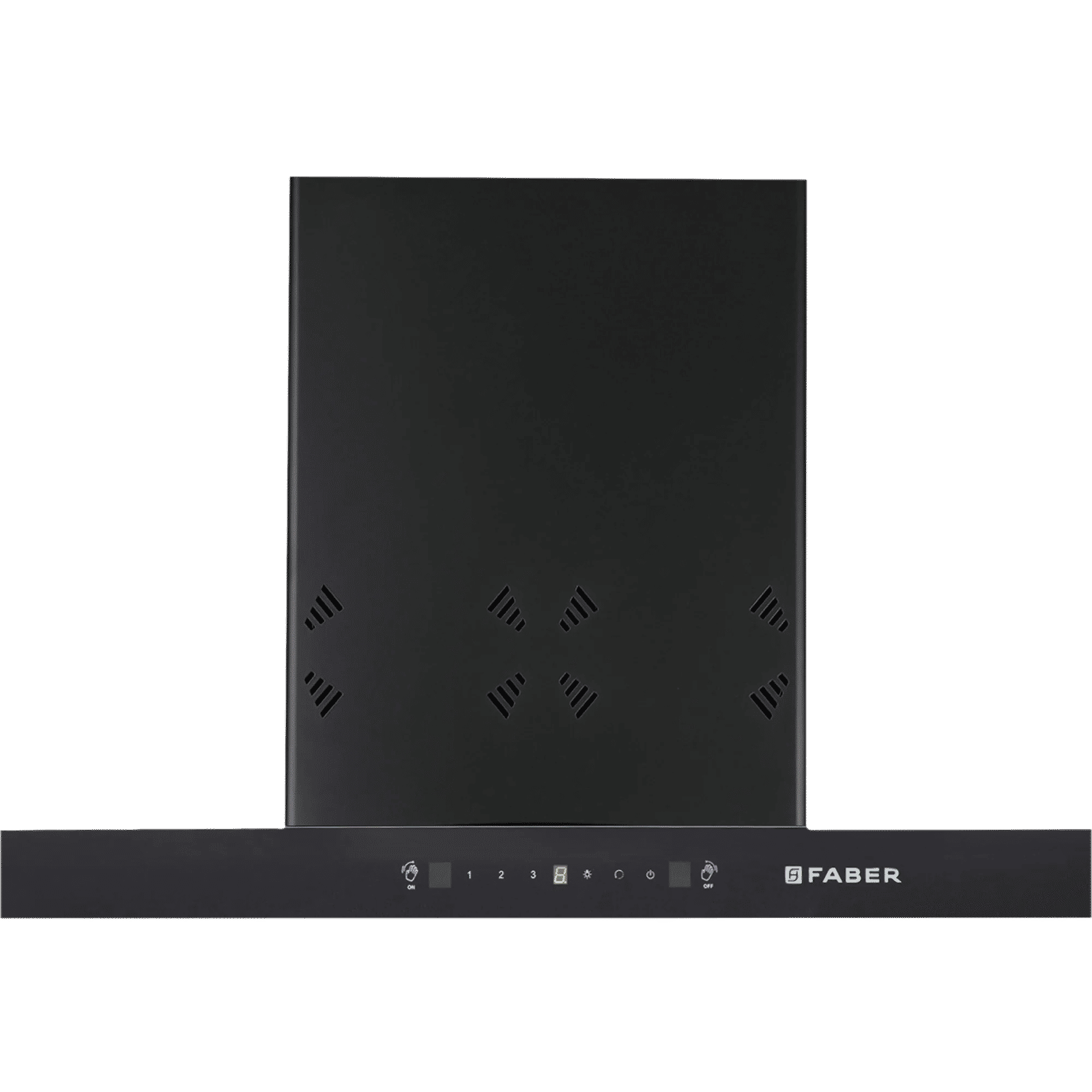 FABER HOOD CYGNUS IN 3D HC SC FL BK 90cm 1400m3/hr Ducted Auto Clean Wall Mounted Chimney with Odor Sensor (Black)_1