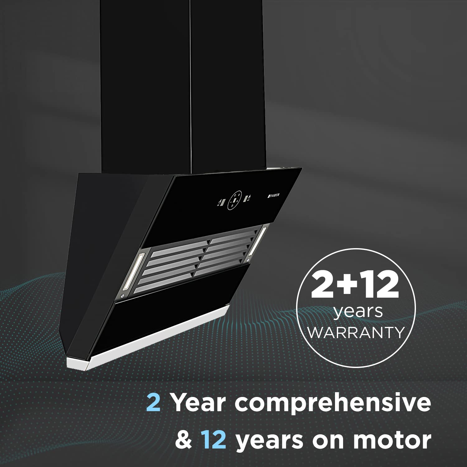 Faber Hood Vertigo 75cm 1200m3/hr Ducted Auto Clean Wall Mounted Chimney with Filterless Technology (Black)_7