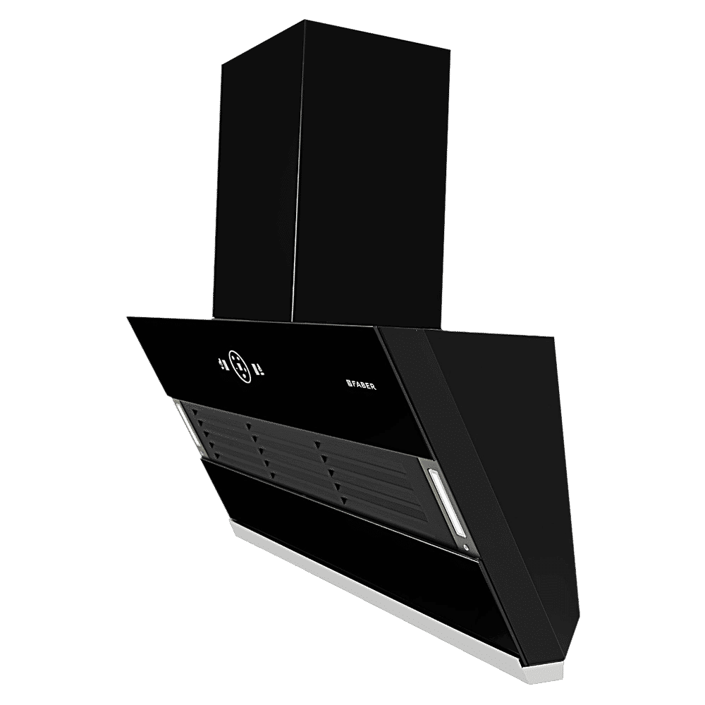 FABER HOOD VERTIGO FL SC AC BK 90cm 1200m3/hr Ducted Auto Clean Wall Mounted Chimney with Filterless Technology (Black)_16