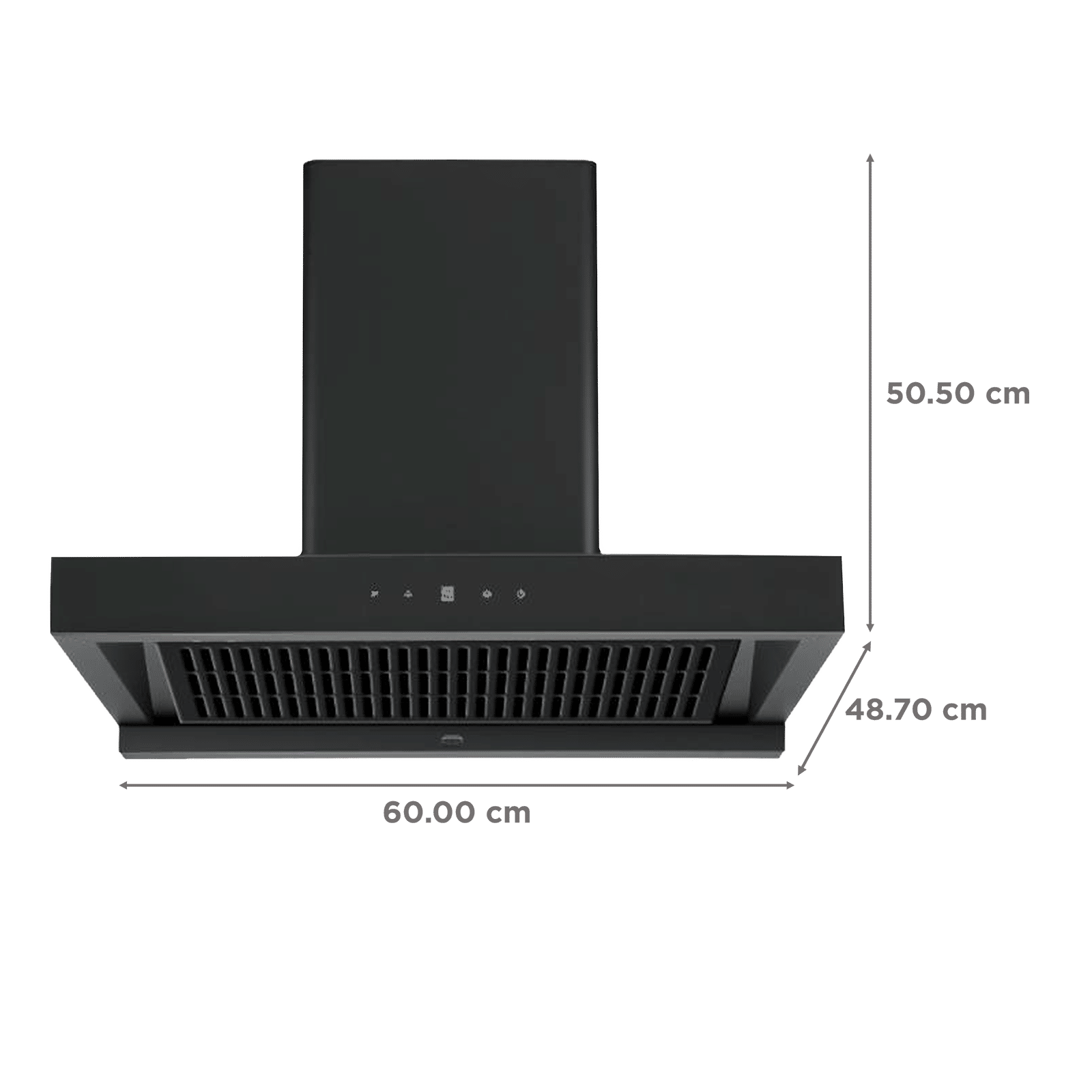 elica Kitchenhood 60cm 1400m3/hr Ducted Auto Clean Wall Mounted Chimney with Motion Sensor Control (Nero)_2