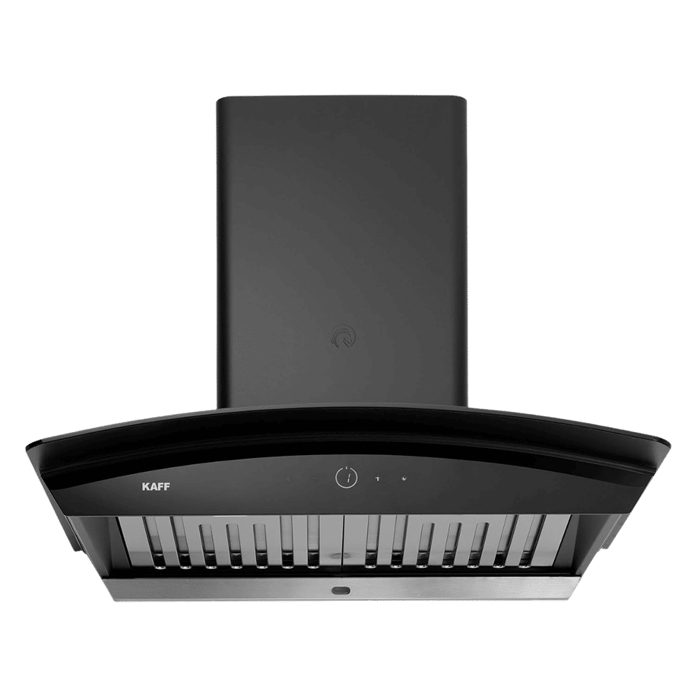 KAFF Sigma 60cm 1250m3/hr Ducted Auto Clean Wall Mounted Chimney with Heavy Duty Baffle Filter (Black)_16