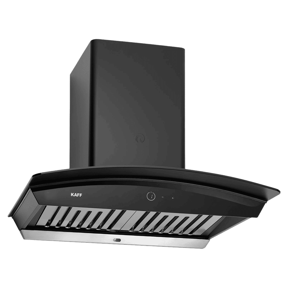 KAFF Sigma 60cm 1250m3/hr Ducted Auto Clean Wall Mounted Chimney with Heavy Duty Baffle Filter (Black)_5