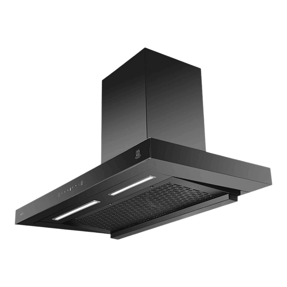 KAFF ASHPRO DHC 60cm 1200m3/hr Ducted Auto Clean Wall Mounted Chimney with Touch Control Panel (Black)_4