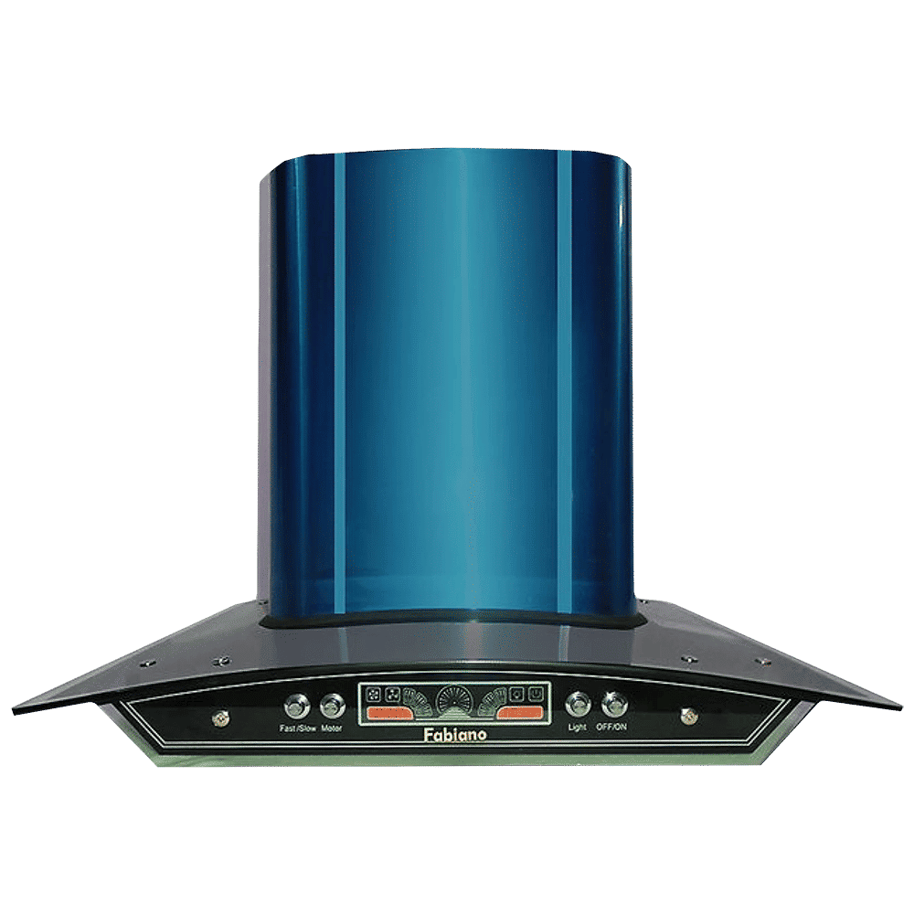 Fabiano NEXA DJ 60cm 1100m3/hr Ducted Auto Clean Ceiling Mounted Chimney with Double Baffle Filter (Blue)_1