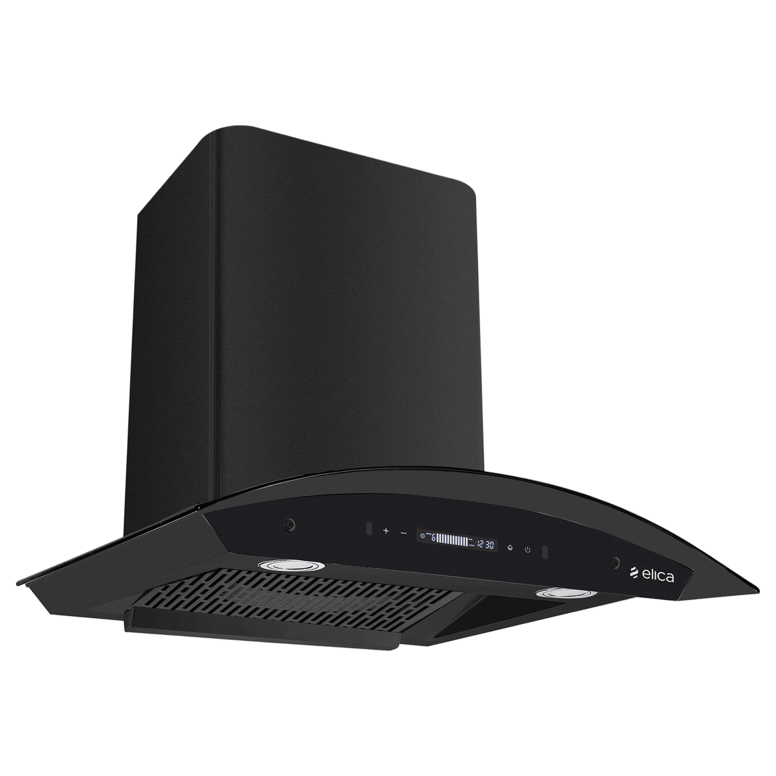 elica ISMART GLACE FL HAC 75 LTW NERO 75cm 2300m3/hr Ducted Auto Clean Wall Mounted Chimney with Motion Sensor (Black)_4
