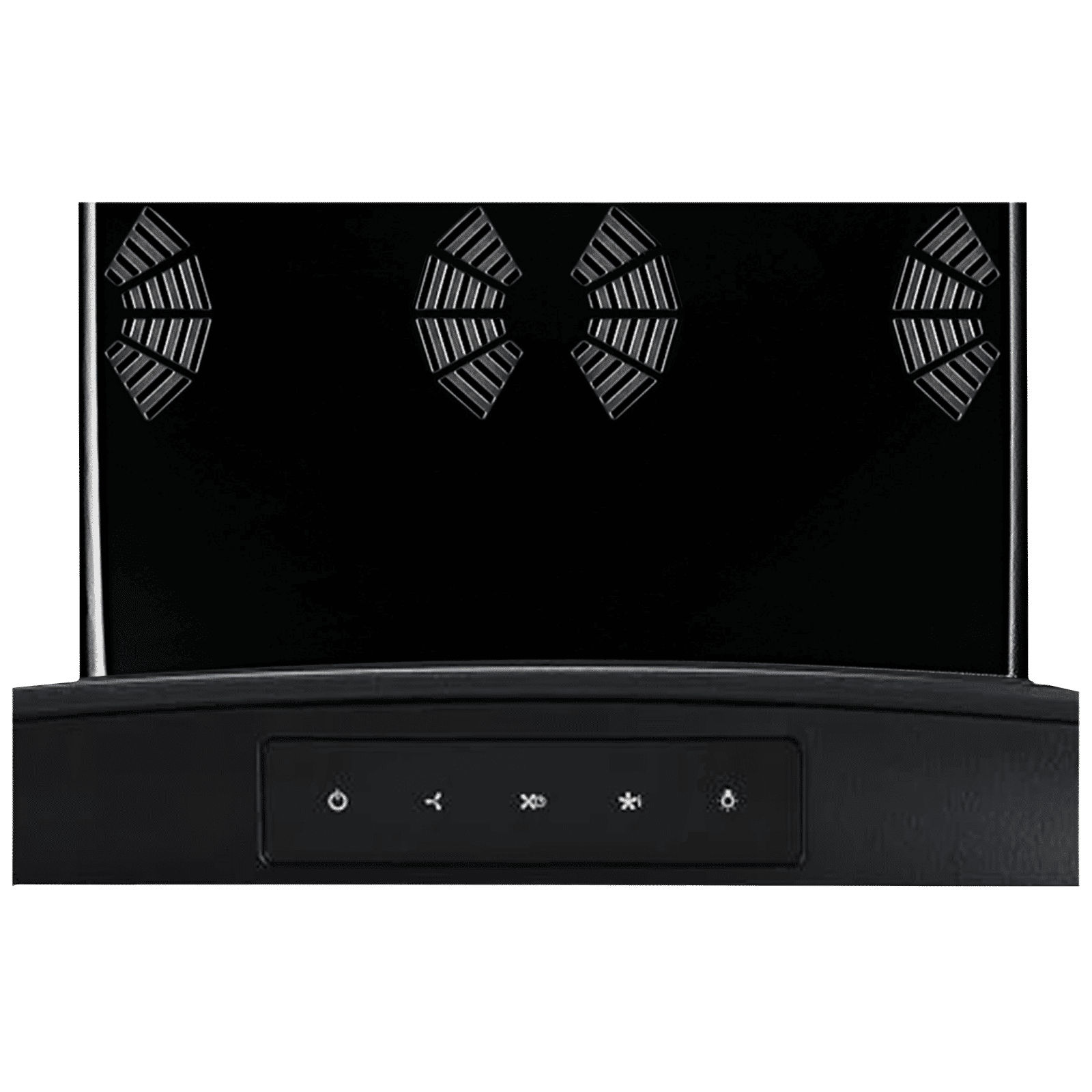 FABER HOOD TRATTO3DTCBKLTW60 61cm 1000m3/hr Ductless Wall Mounted Chimney with Meticulously Designed (Black)_4