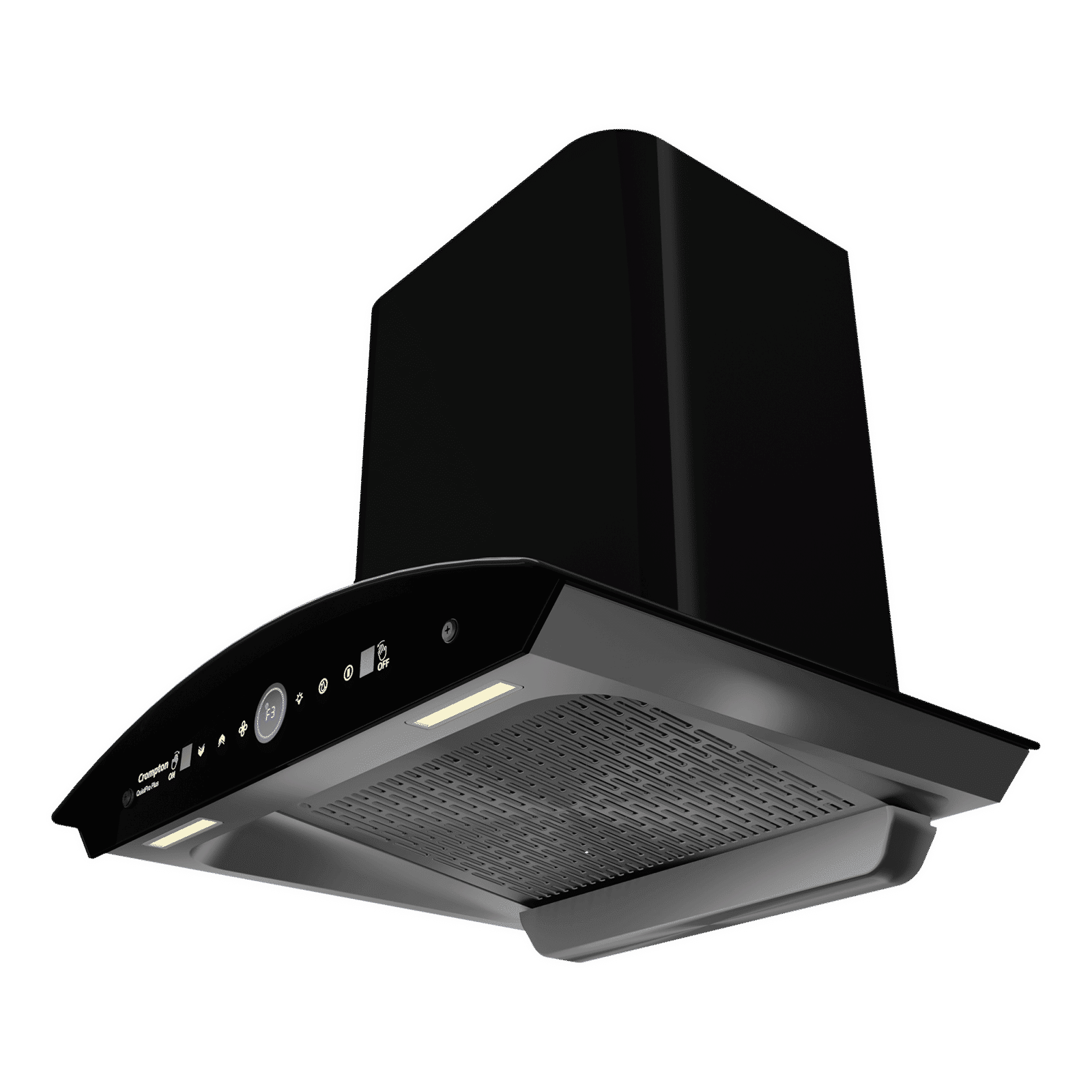 Crompton QuietPro Plus 60cm 1600m3/hr Ducted Auto Clean Wall Mounted Chimney with Gesture Control (Black)_9