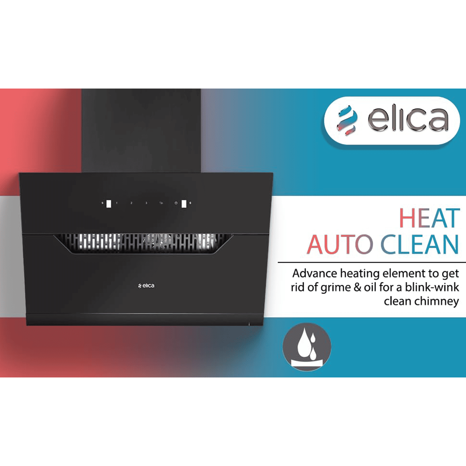 elica EFL 207 HAC LTW VMS 60 60cm 1350m3/hr Ductless Auto Clean Wall Mounted Chimney with Motion Sensor Control (Black)_11