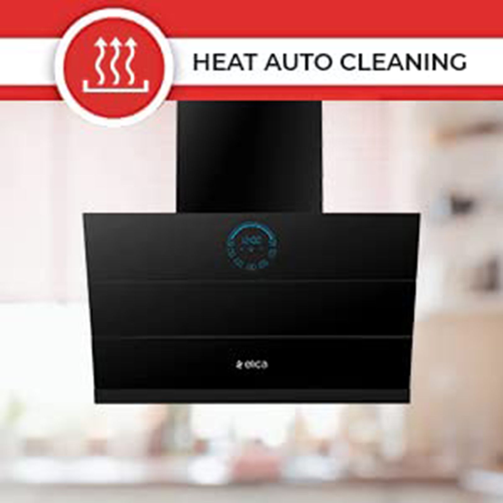 elica EFL S 108 HAC LTW VMS 60 60cm 1350m³/hr Ducted Auto Clean Wall Mounted Chimney with Palm Sensor (Matte Black)_4