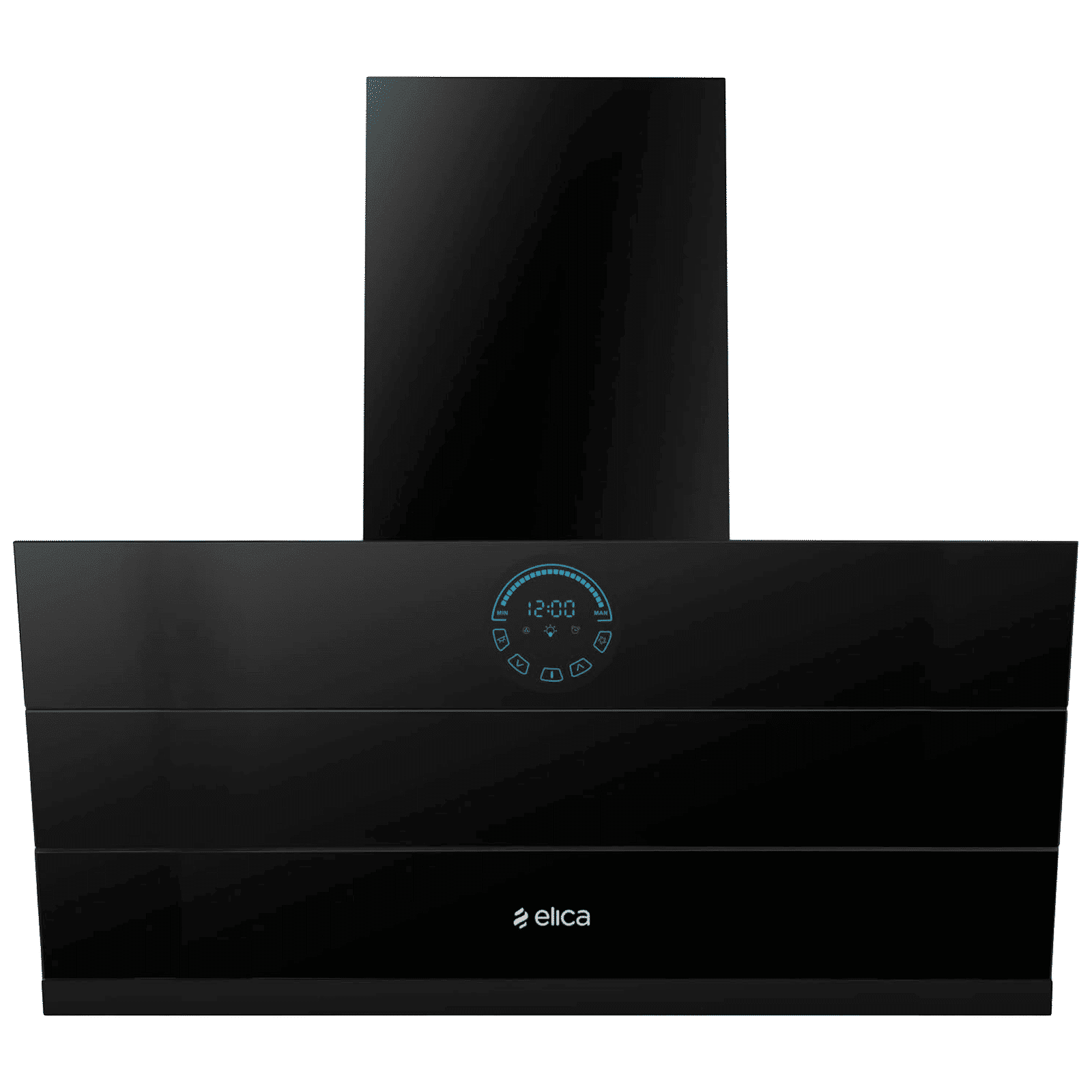 elica EFL 108 HAC LTW VMS 90cm 1350m3/hr Ducted Auto Clean Wall Mounted Chimney with Palm Sensor Control (Black)_1
