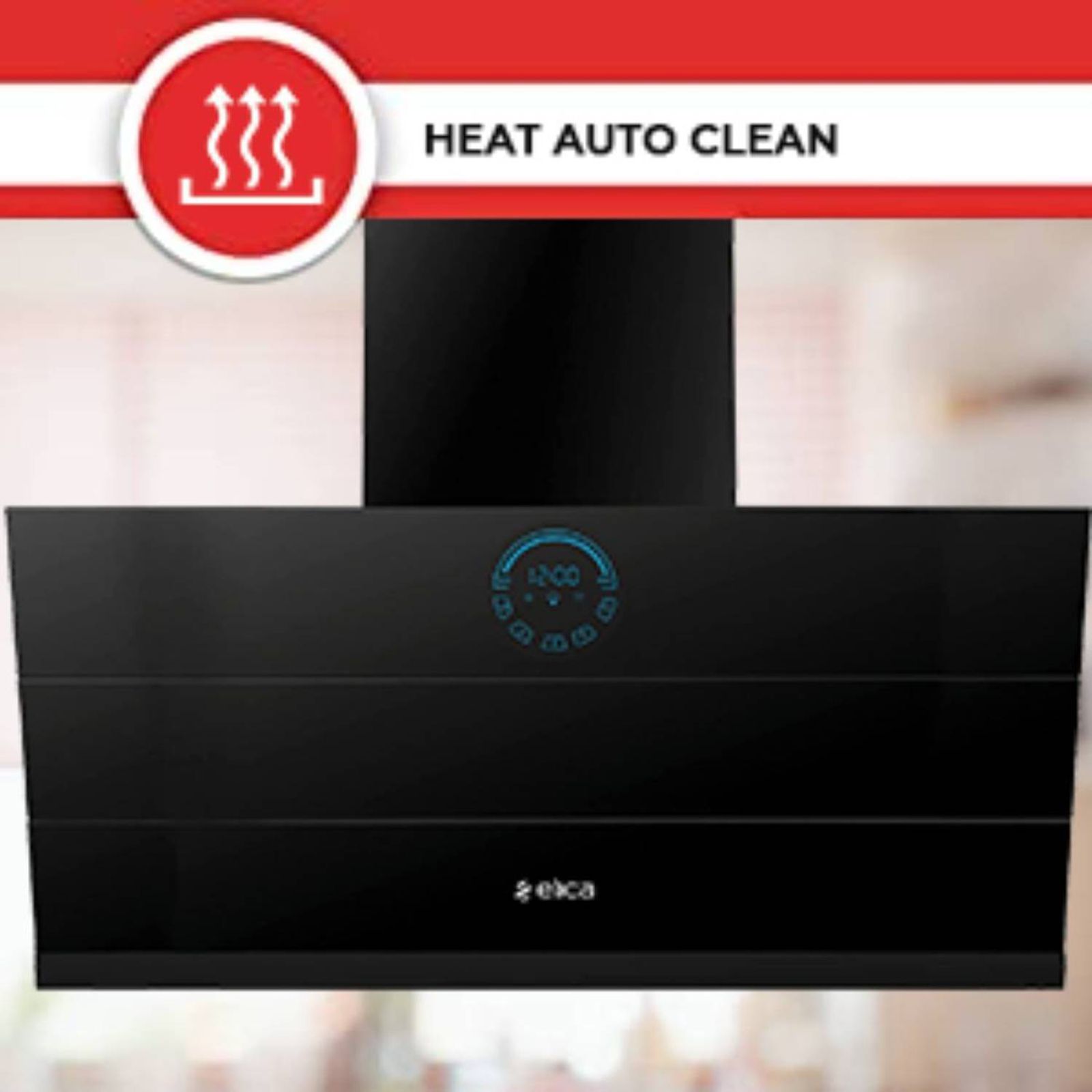 elica EFL 108 HAC LTW VMS 90cm 1350m3/hr Ducted Auto Clean Wall Mounted Chimney with Palm Sensor Control (Black)_8