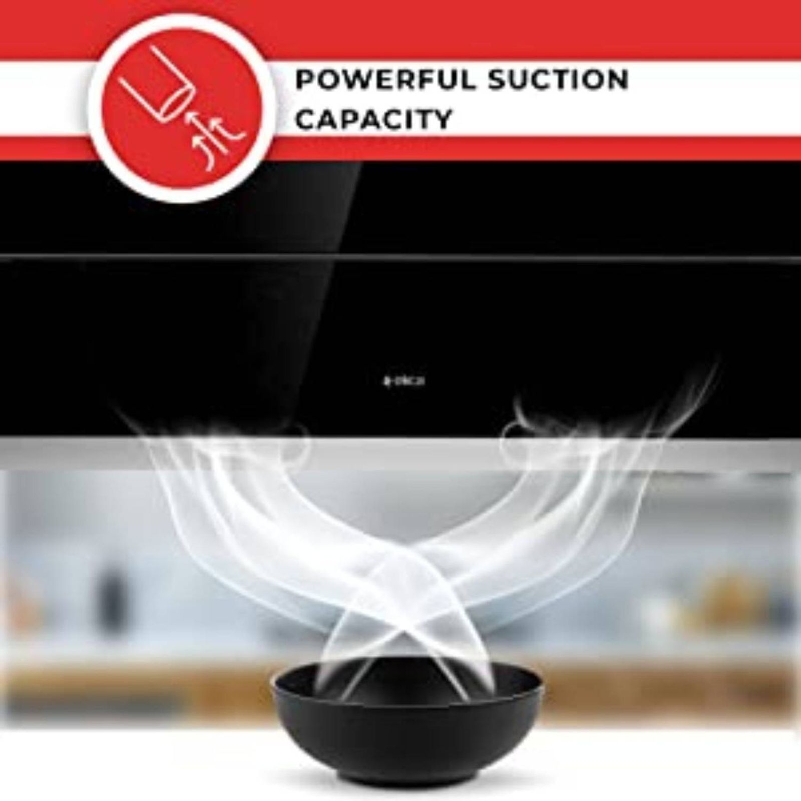 elica EFL 108 HAC LTW VMS 90cm 1350m3/hr Ducted Auto Clean Wall Mounted Chimney with Palm Sensor Control (Black)_9
