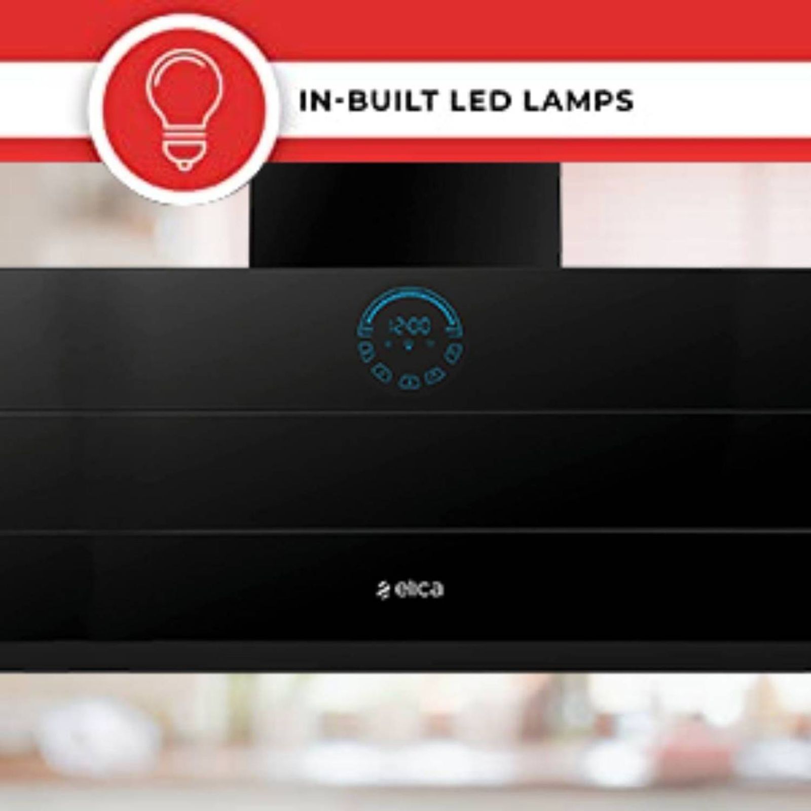 elica EFL 108 HAC LTW VMS 90cm 1350m3/hr Ducted Auto Clean Wall Mounted Chimney with Palm Sensor Control (Black)_10