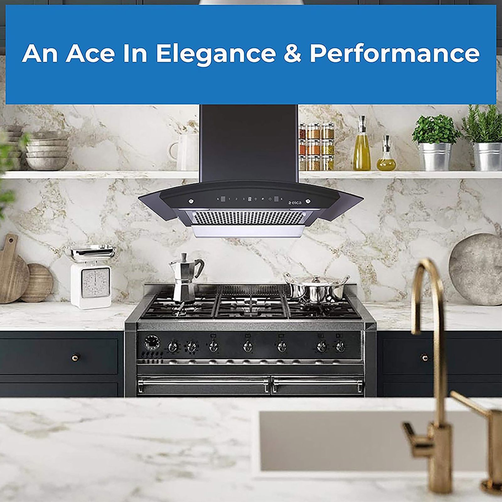 elica WDFL 606 HAC LTW MS NERO 60cm 1200m3/hr Ducted Auto Clean Wall Mounted Chimney with Motion Sensor Control (Black)_9