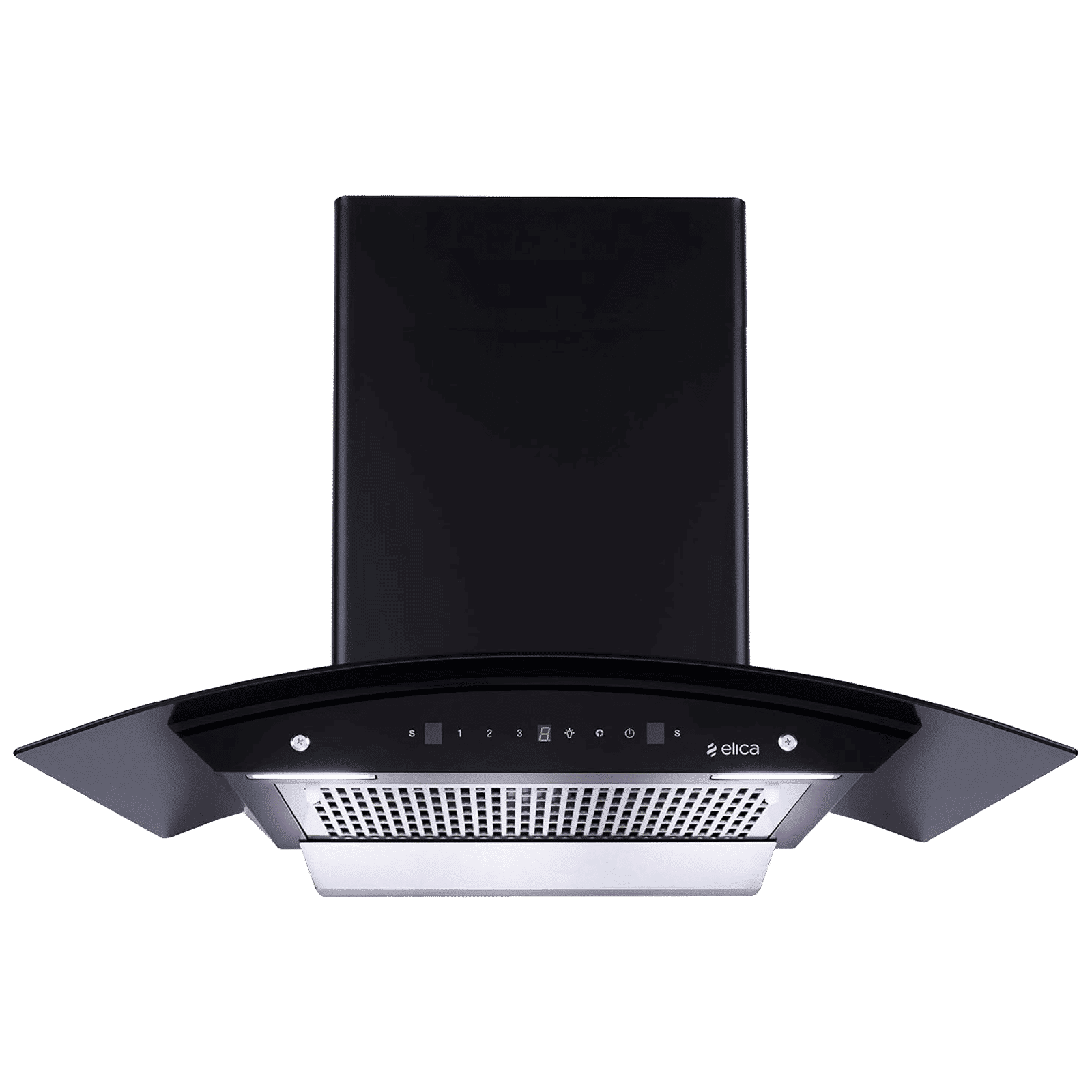 elica WDFL 906 HAC LTW MS NERO 90cm 1200m3/hr Ducted Auto Clean Wall Mounted Chimney with Motion Sensor Control (Black)_1