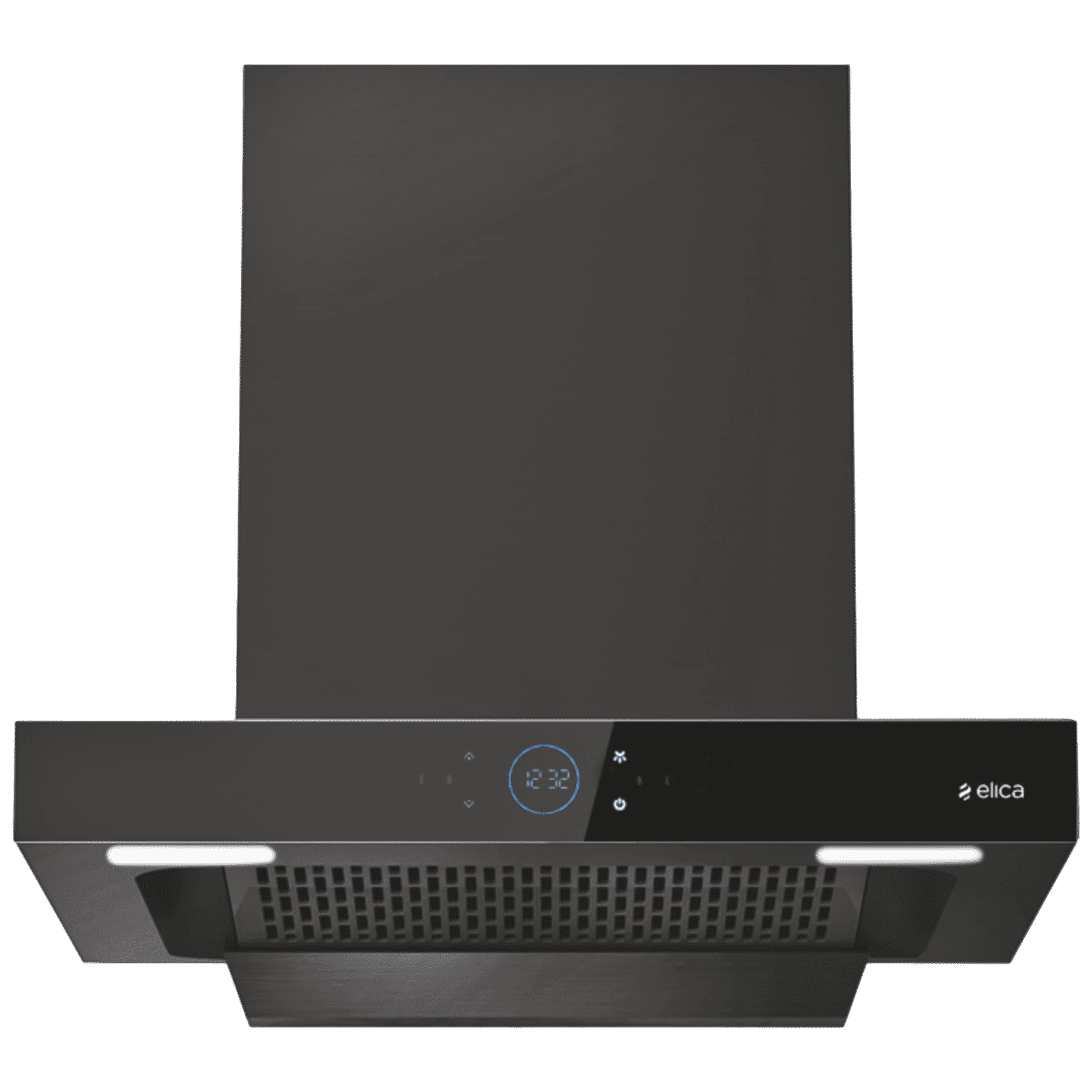 elica ISMART SPOT FL HAC 60 LTW NERO 60cm 2300m³/hr Ducted Auto Clean Wall Mounted Chimney with Motion Sensor Control (Black)_1